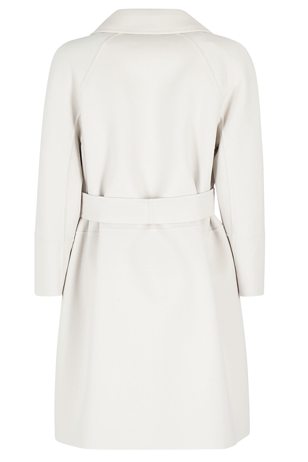 's Max Mara Arona Open Coat In Pearl Grey