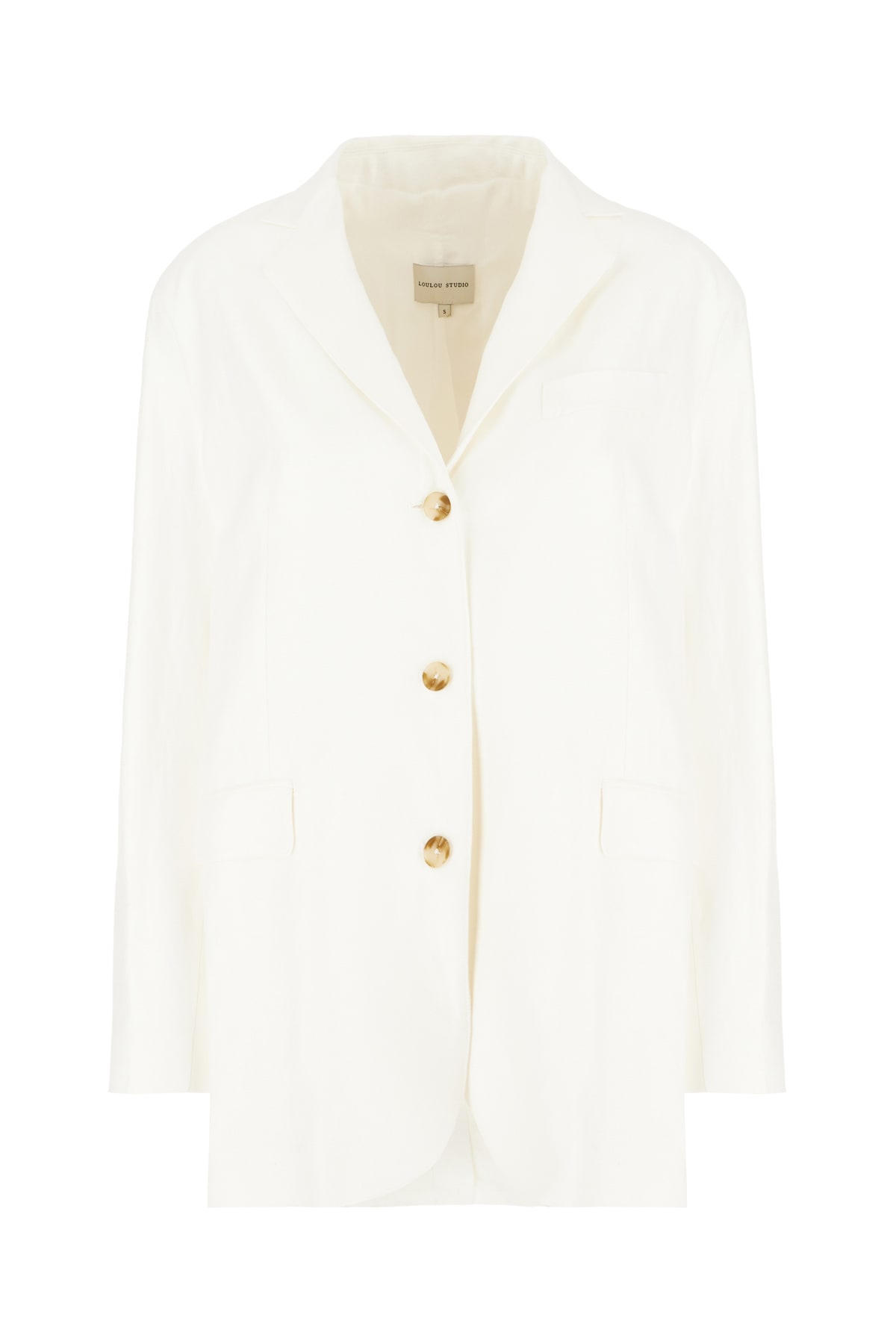 Shop Loulou Studio Giacche & Gilet In Ivory