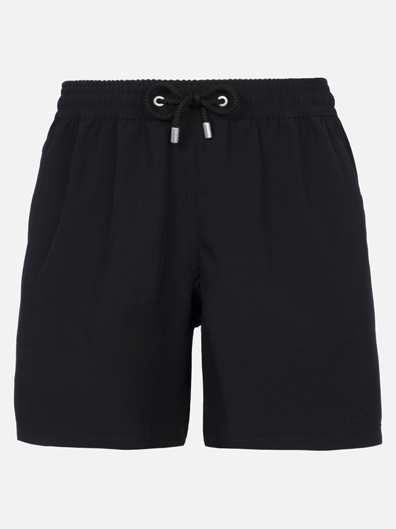 Man Black Comfort Swim Shorts