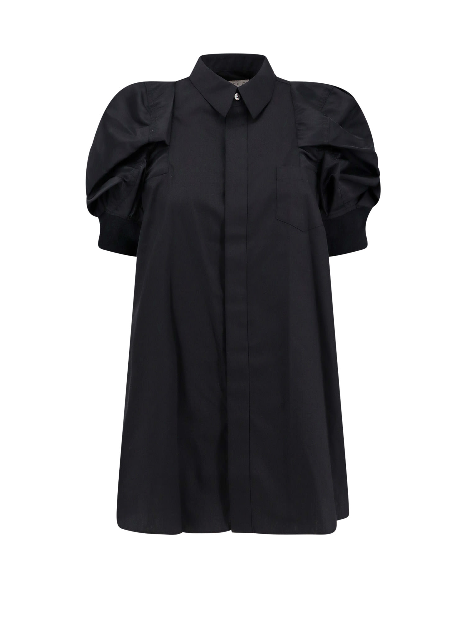 Shop Sacai Shirt In Black