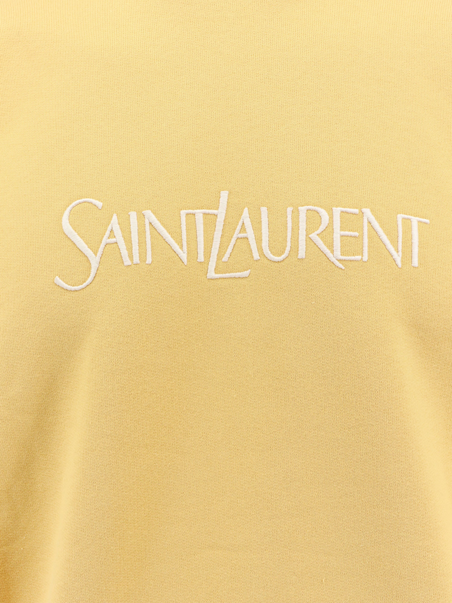 Shop Saint Laurent Sweatshirt In Natural