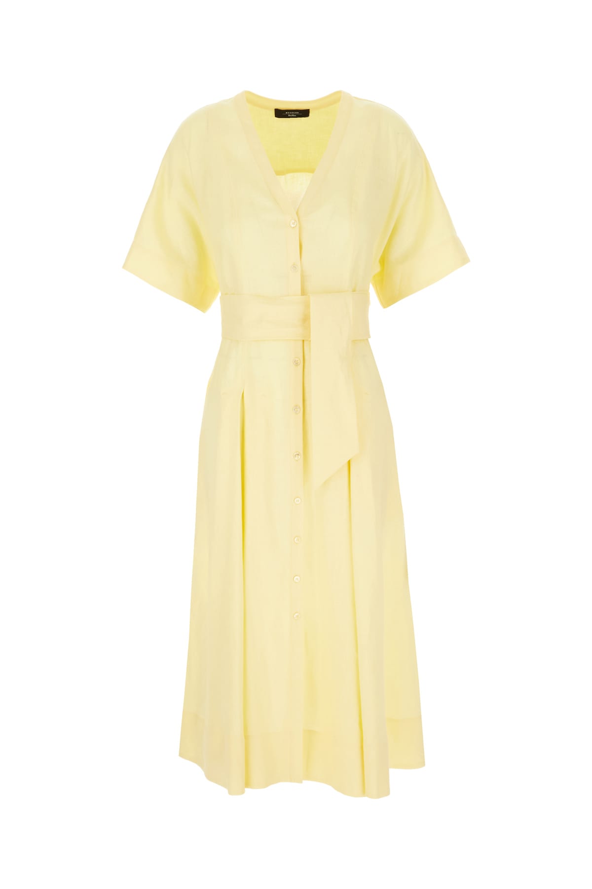 Yellow Linen Dress
