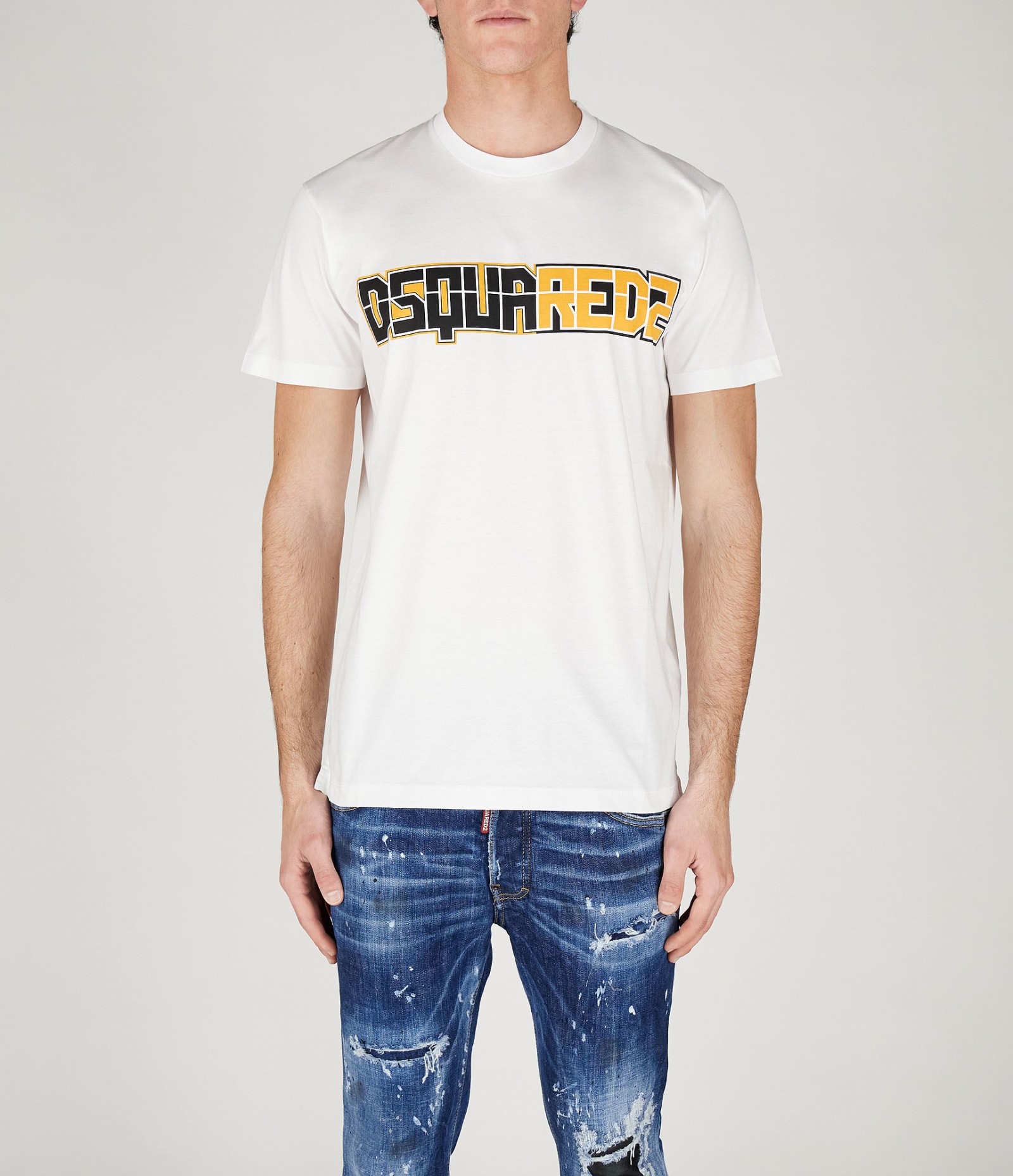 Shop Dsquared2 T-shirts In White