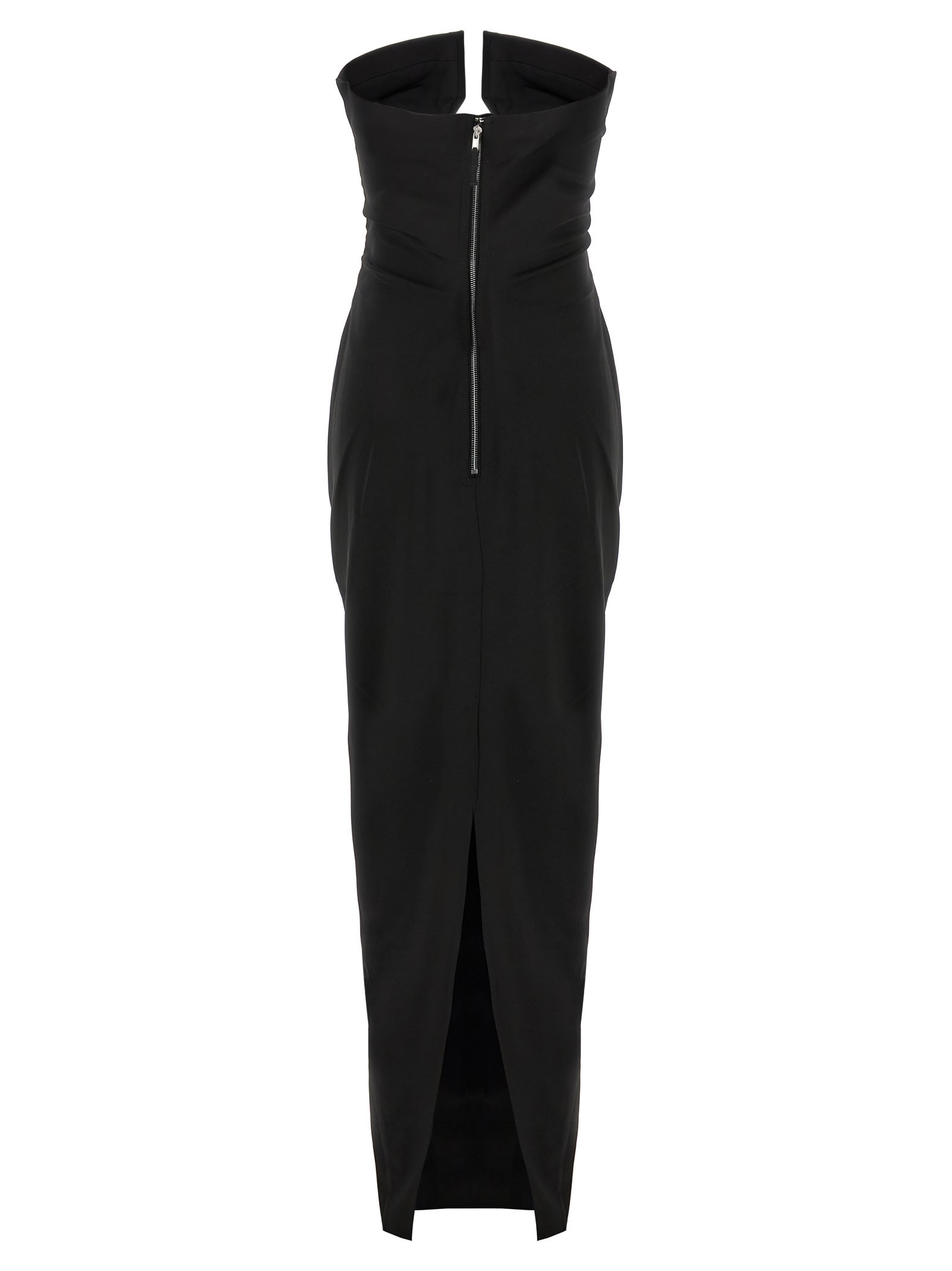 Rick Owens Cutout Maxi Dress In Black