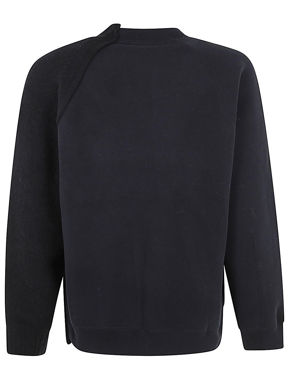 Shop Sacai Knit Blouson In Black