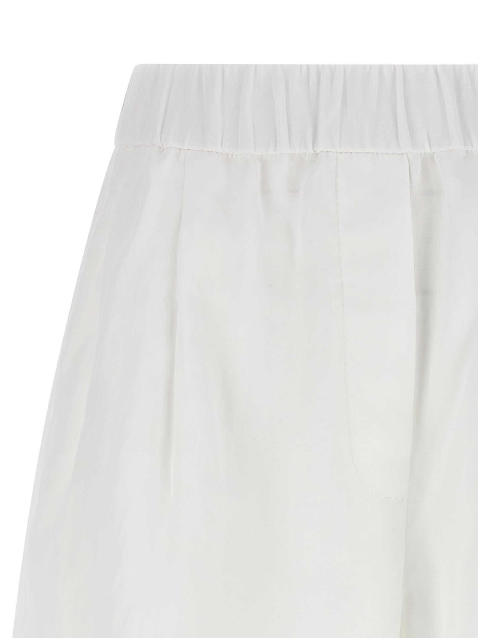 Brunello Cucinelli Baggy Shorts In Gray