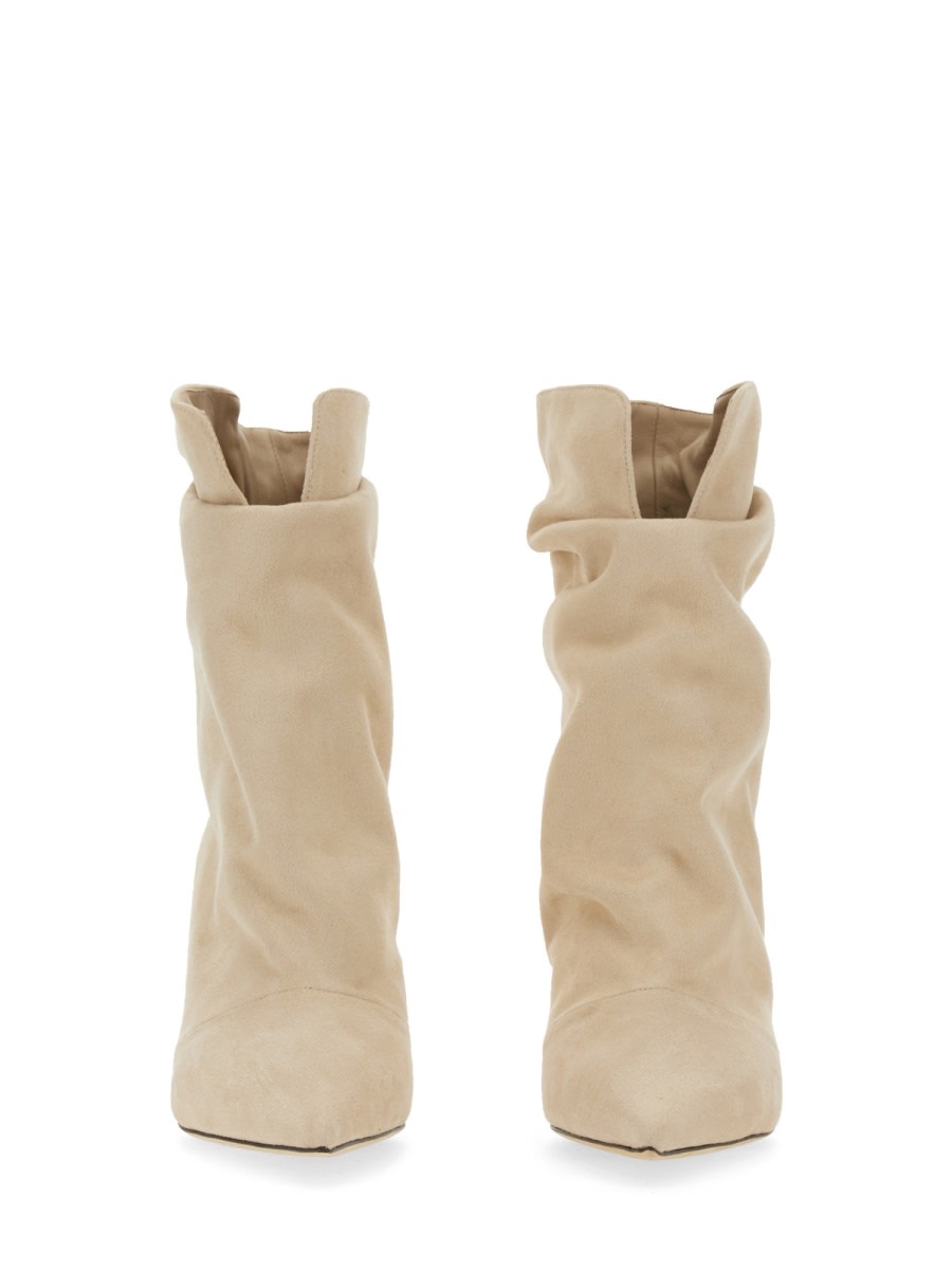 Shop Giuseppe Zanotti Yunah Boot In Ivory