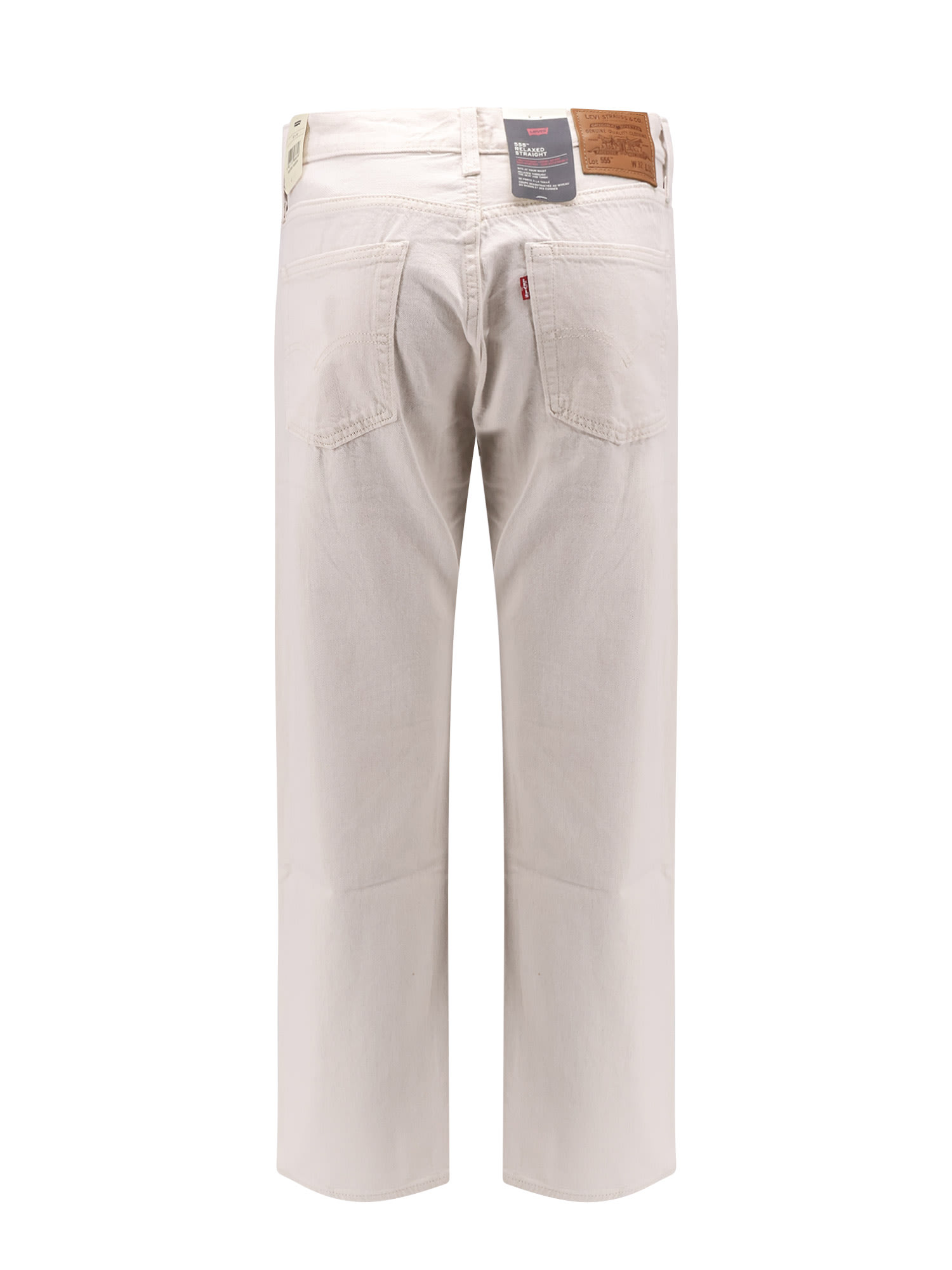 Levi's 555 Cotton And Linen Trouser In White