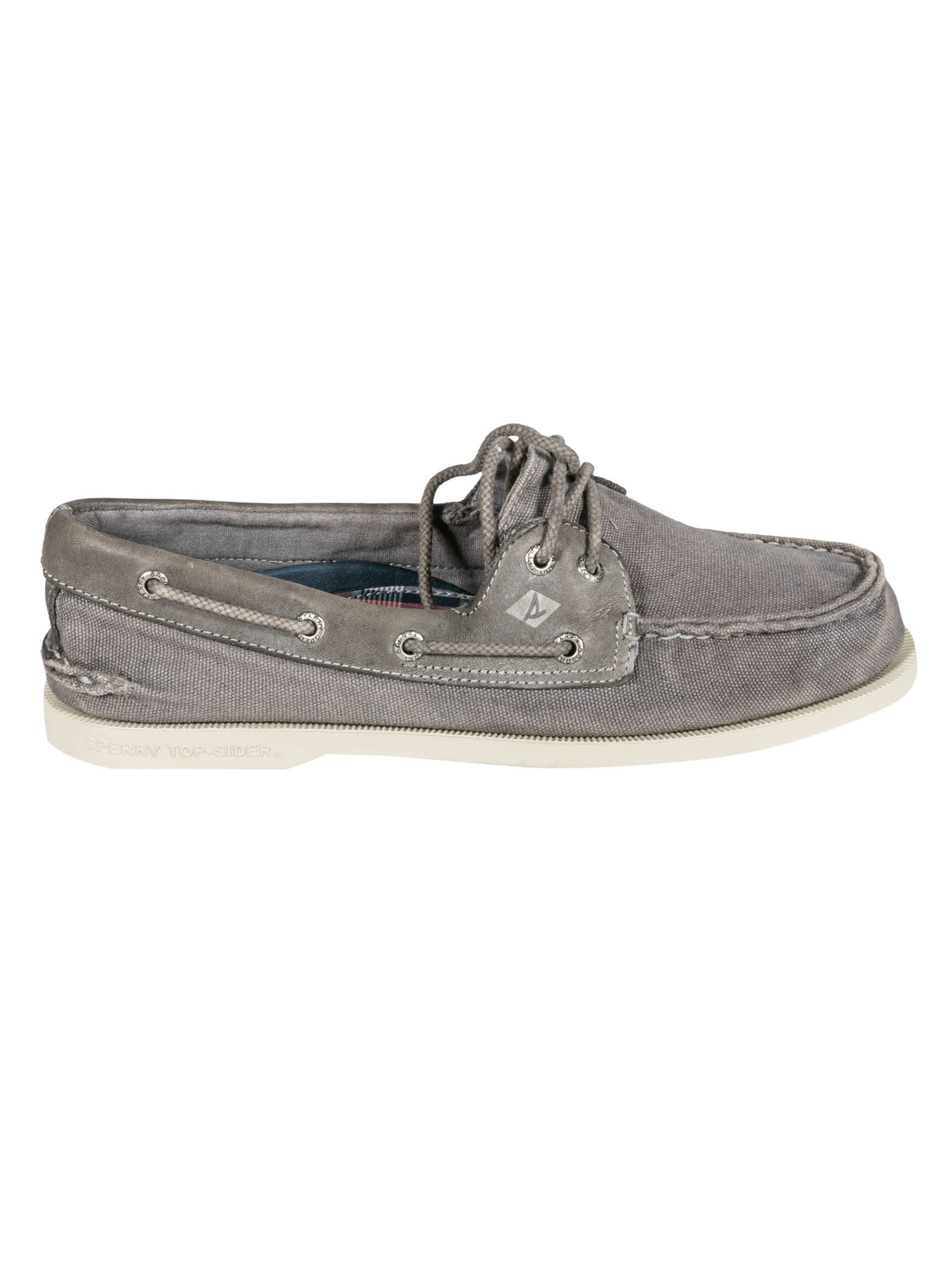 SPERRY LOGO DETAIL LOAFERS,STS21704-GREY