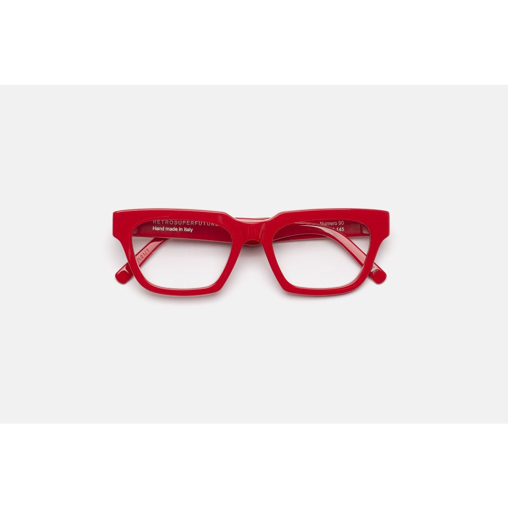 Shop Retrosuperfuture Numero 90 Ve6 Glasses In Rosso