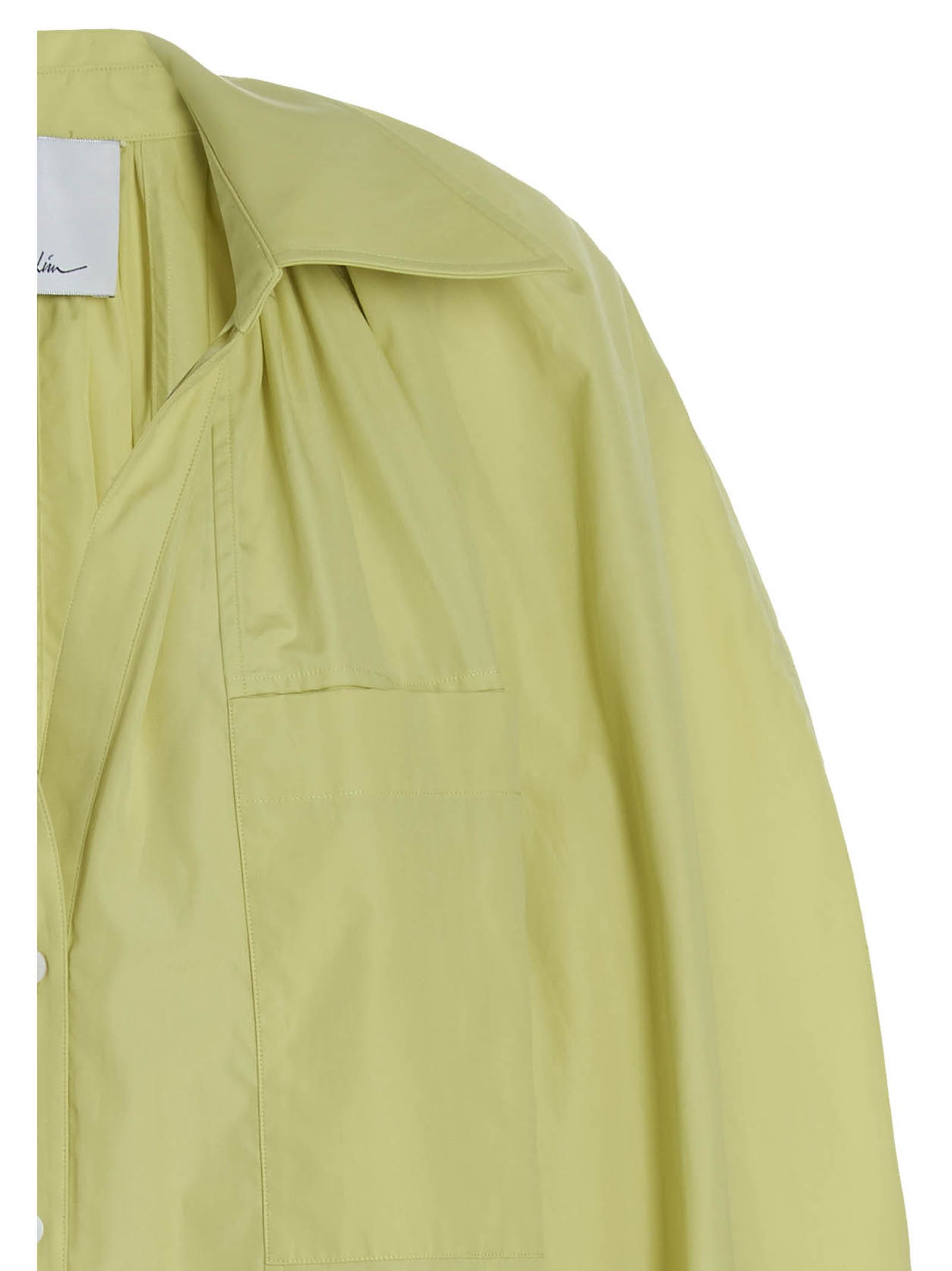 Shop 3.1 Phillip Lim / フィリップ リム Poplin Shirt Dress In Yellow