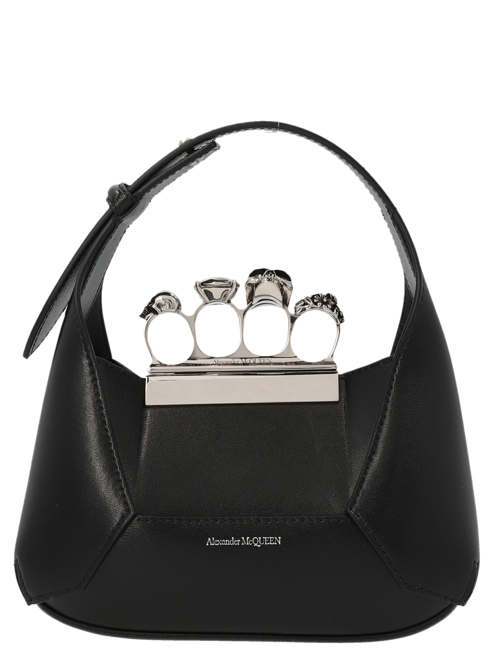 Alexander McQueen the Jewelled Hobo Mini Handbag