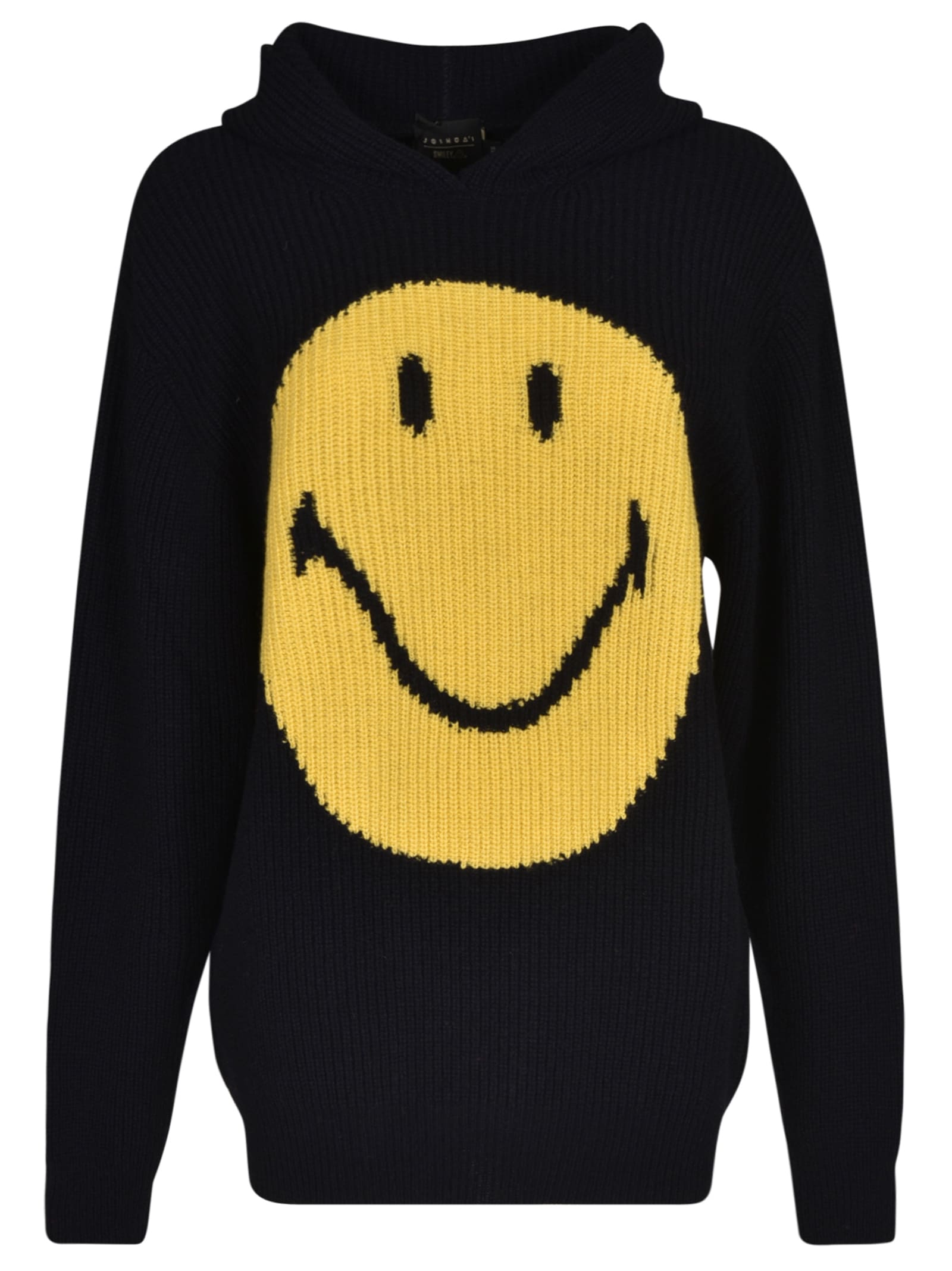 Joshua Sanders Smiley Knit Hooded Sweater