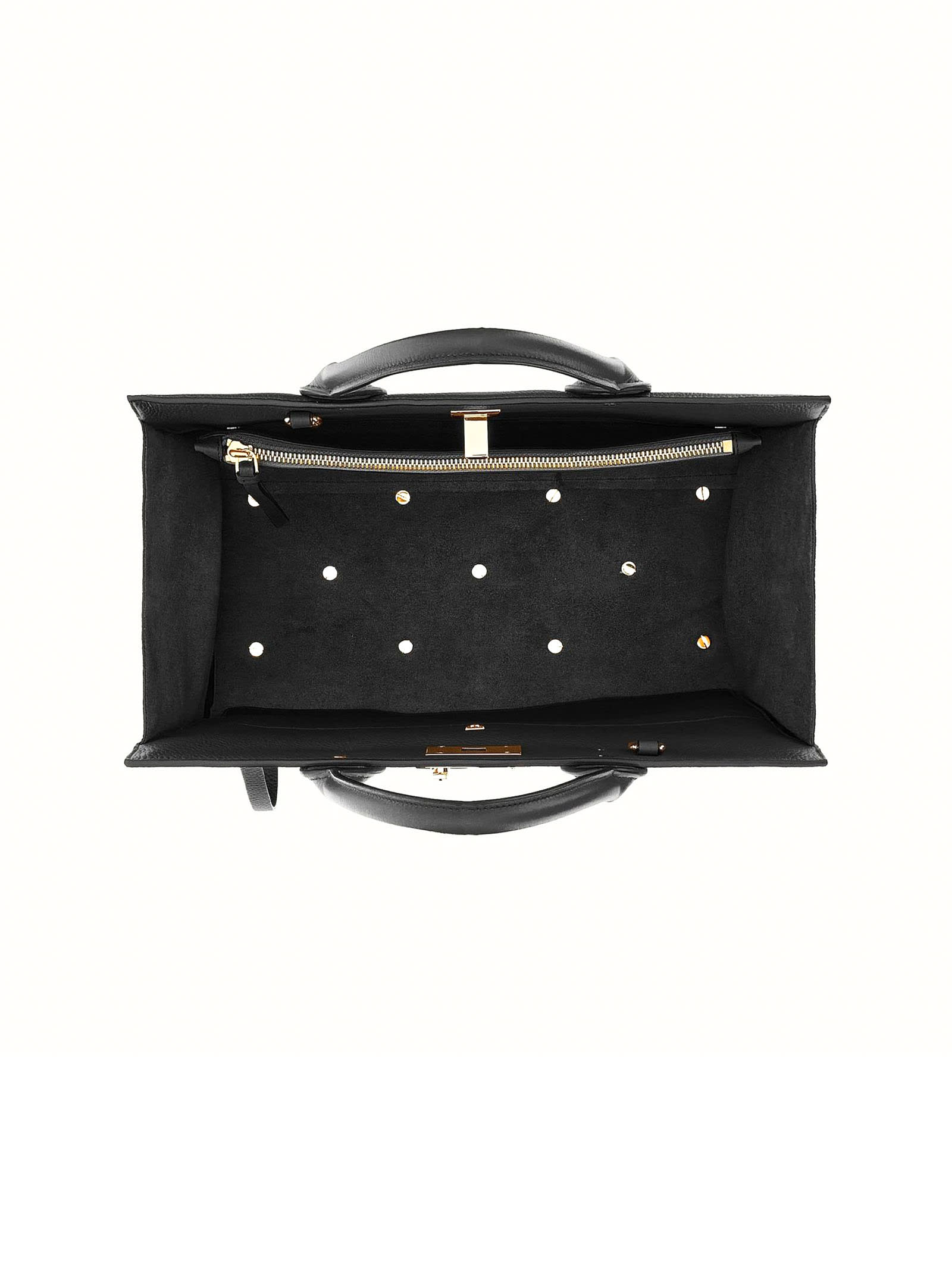 Shop Ferragamo Studio Soft Bag (l) In Black