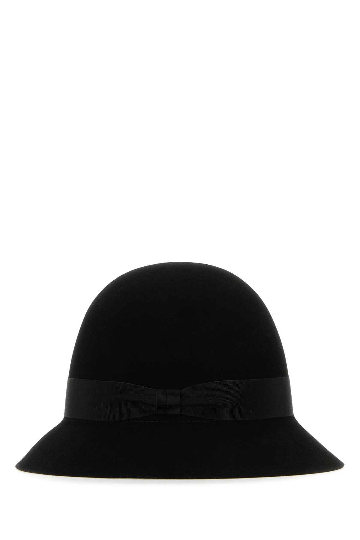 Helen Kaminski Black Felt Ella Conscious Bucket Hat In Blackblack