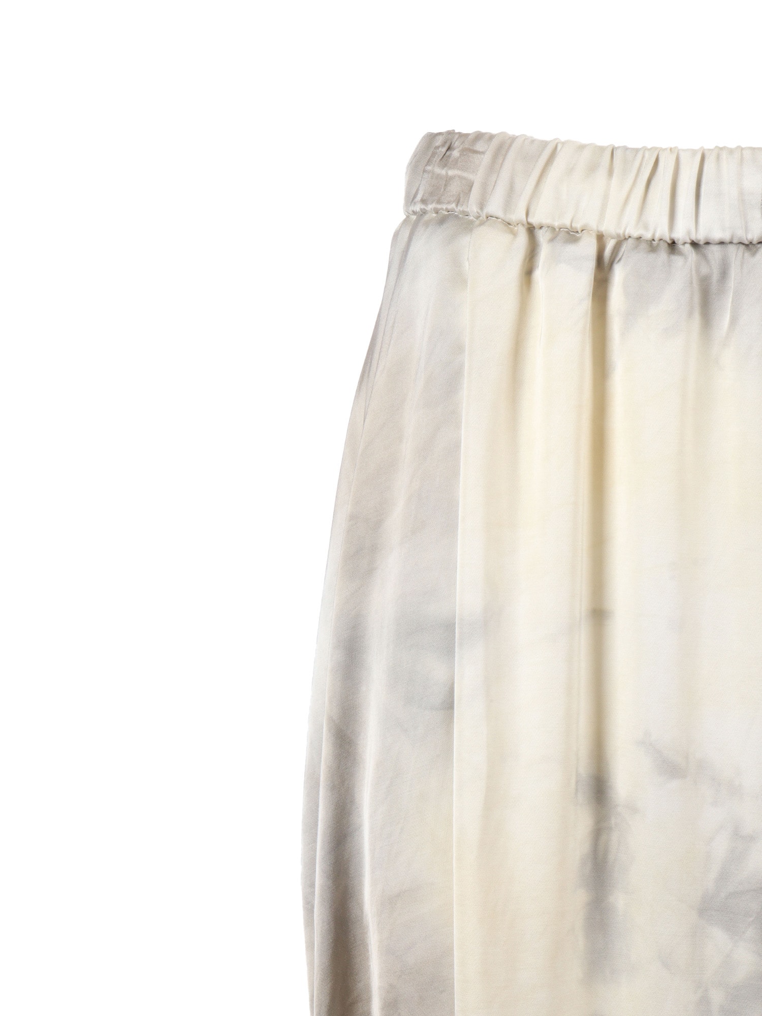 Ballantyne Flowing White Viscose Skirt With Classic Silhouette In Gray