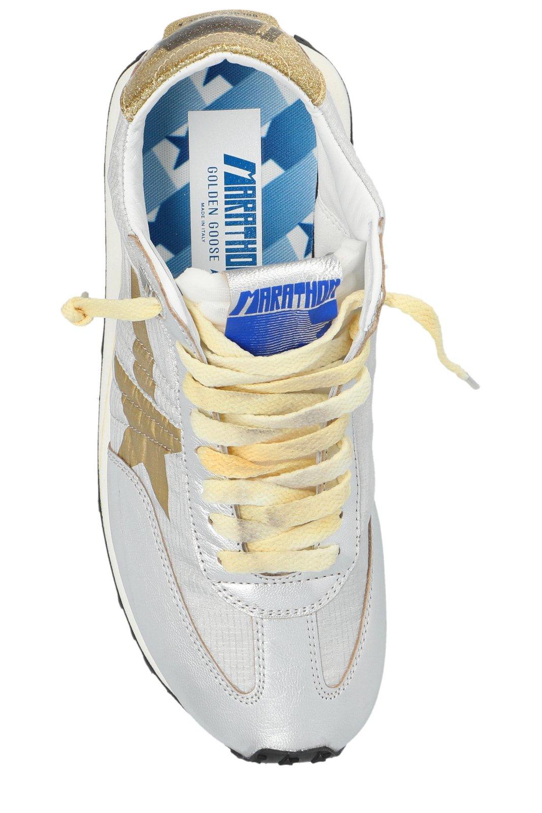Golden Goose 'm77 Marathon Running' Sneakers In Silver