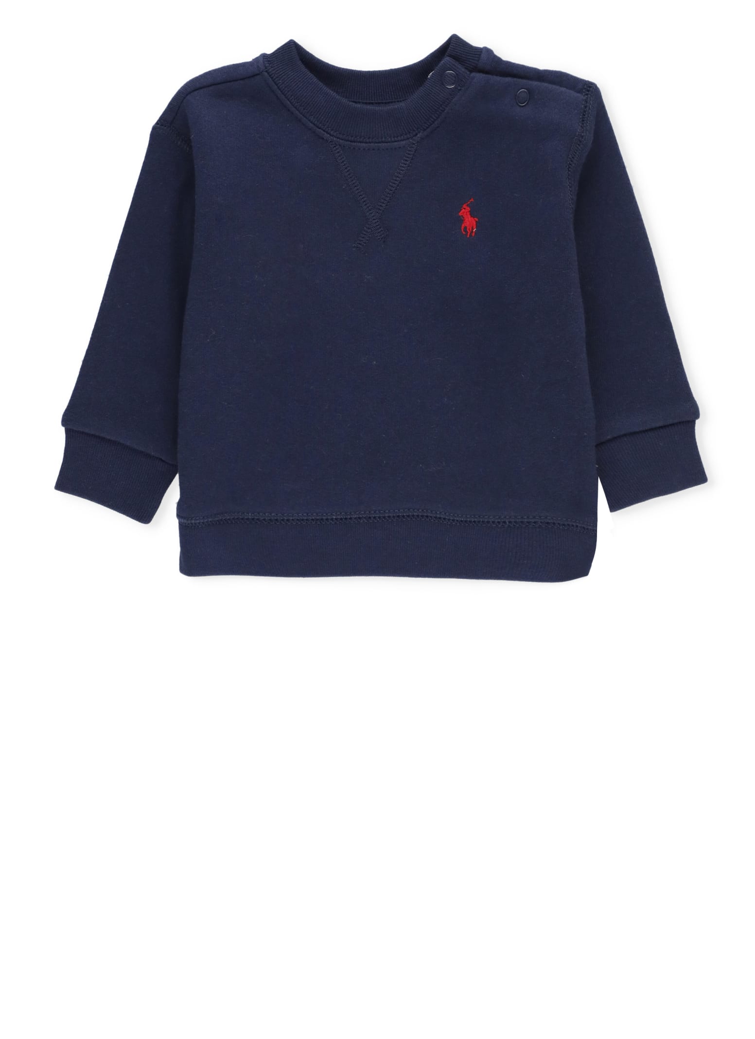 Ralph Lauren Pony Sweatshirt In Blue