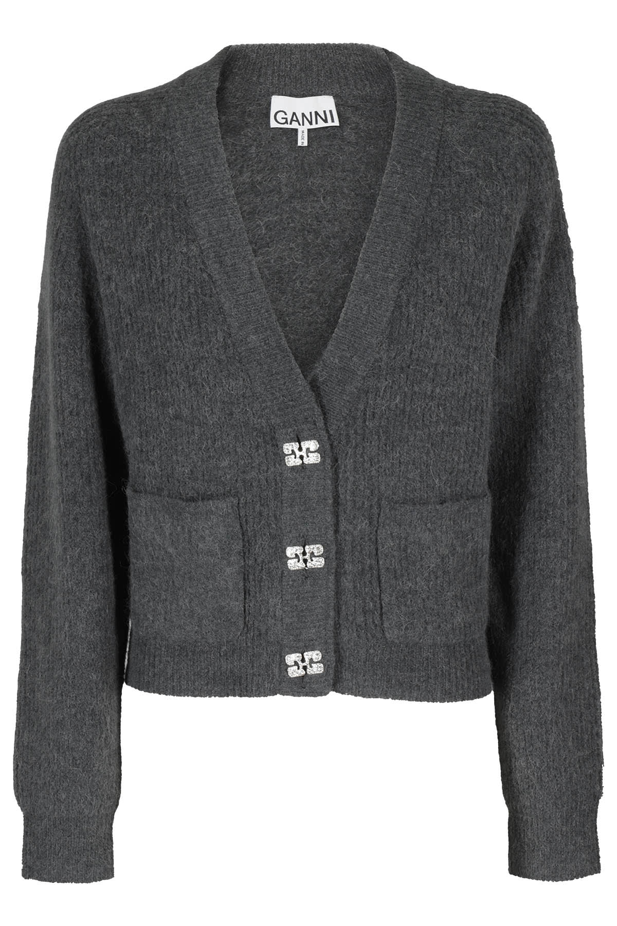 Ganni Butterfly-button Cardigan