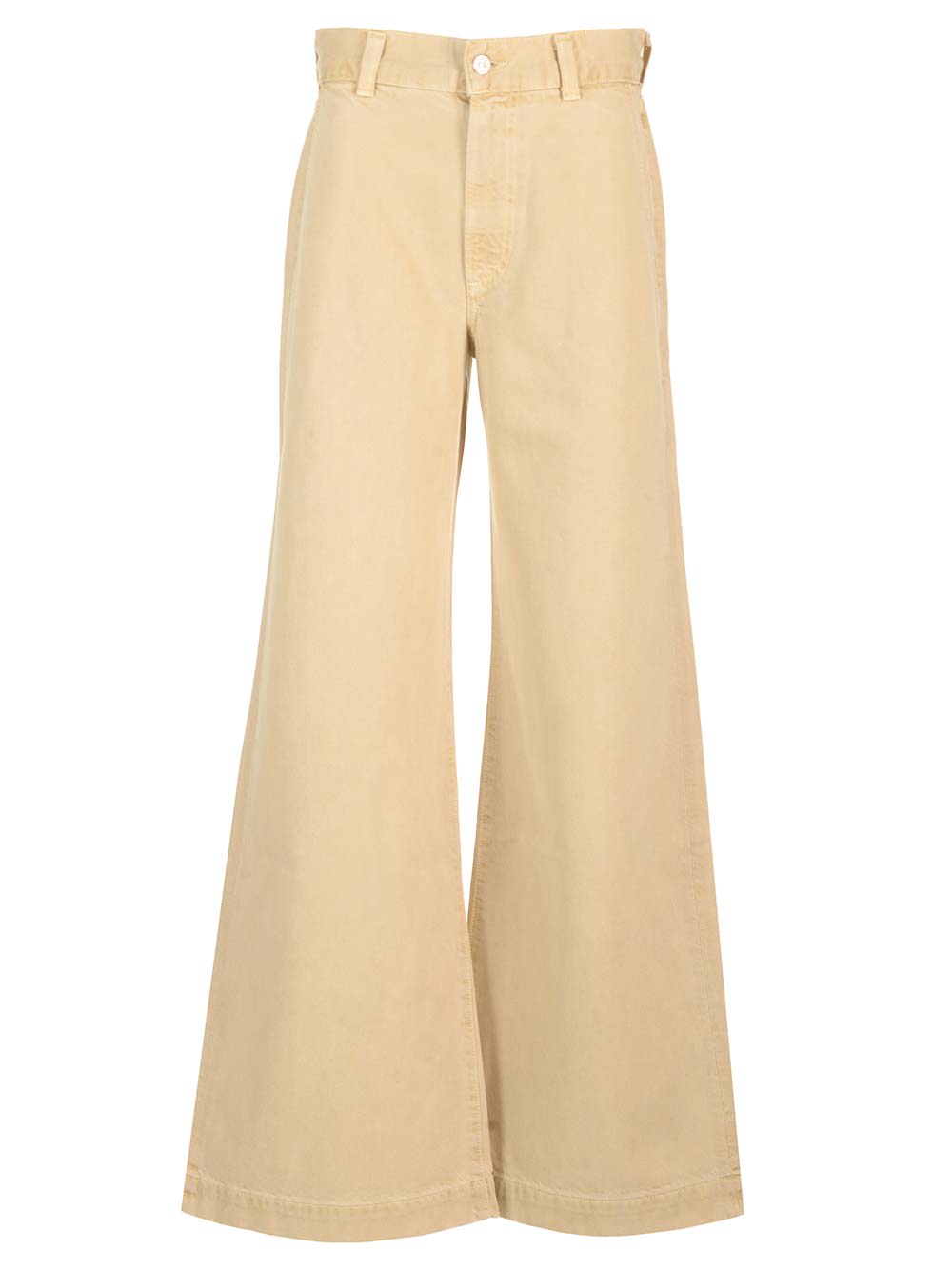 Sand-colored beverly Jeans