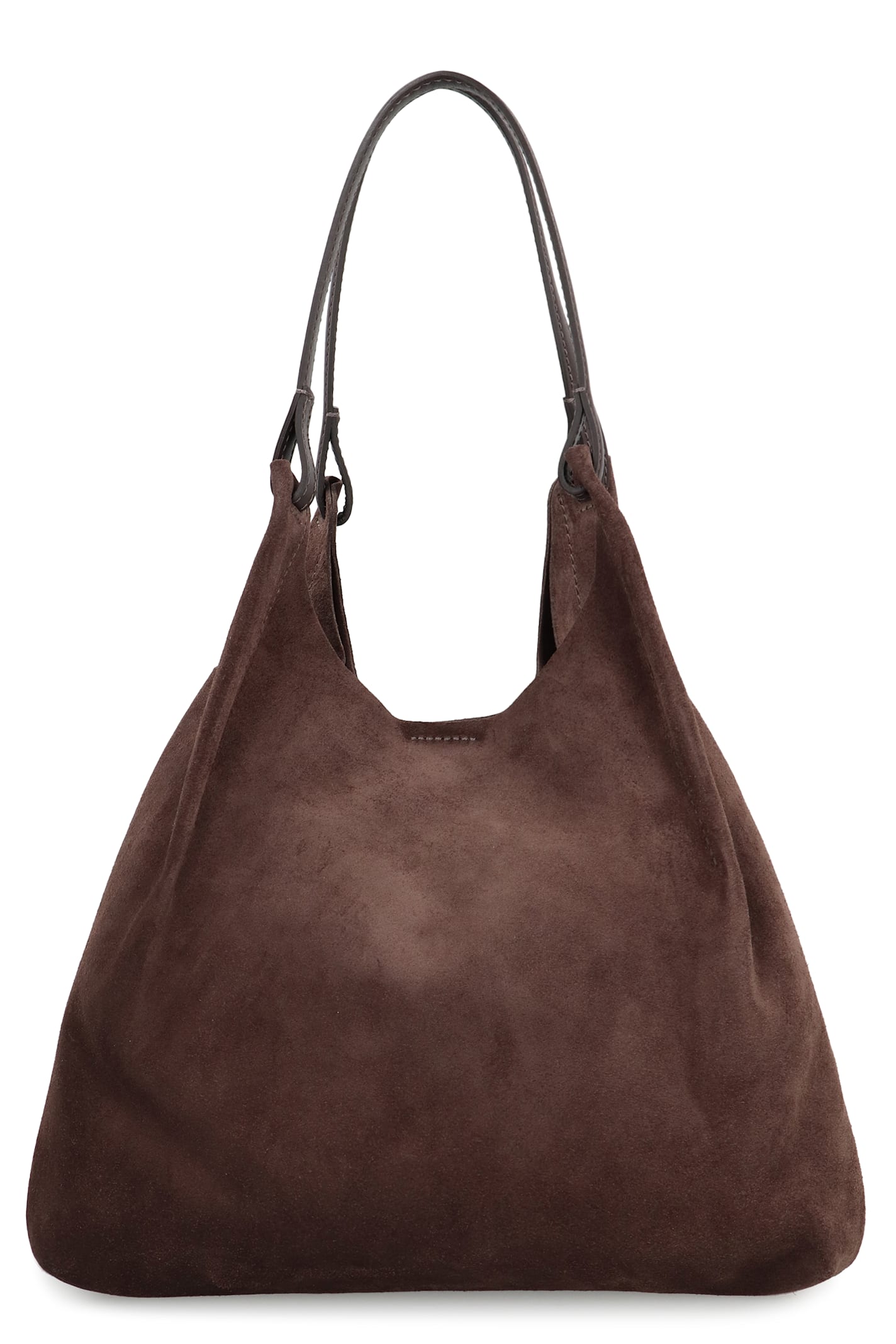 Gianni Chiarini Dua Suede Tote Bag In Brown