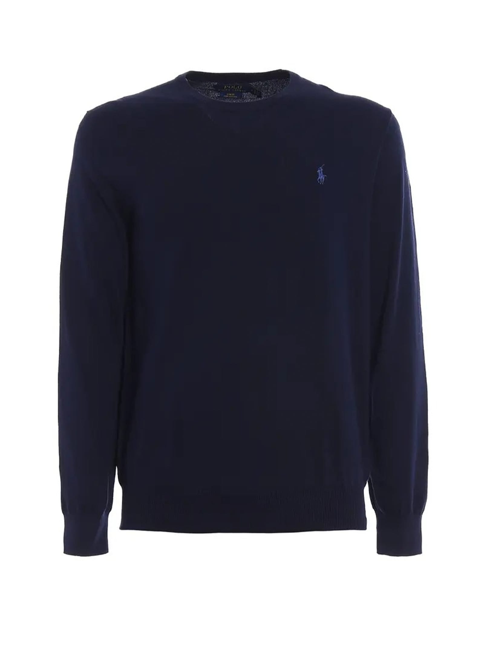 Shop Polo Ralph Lauren Sweater In Hunter Navy
