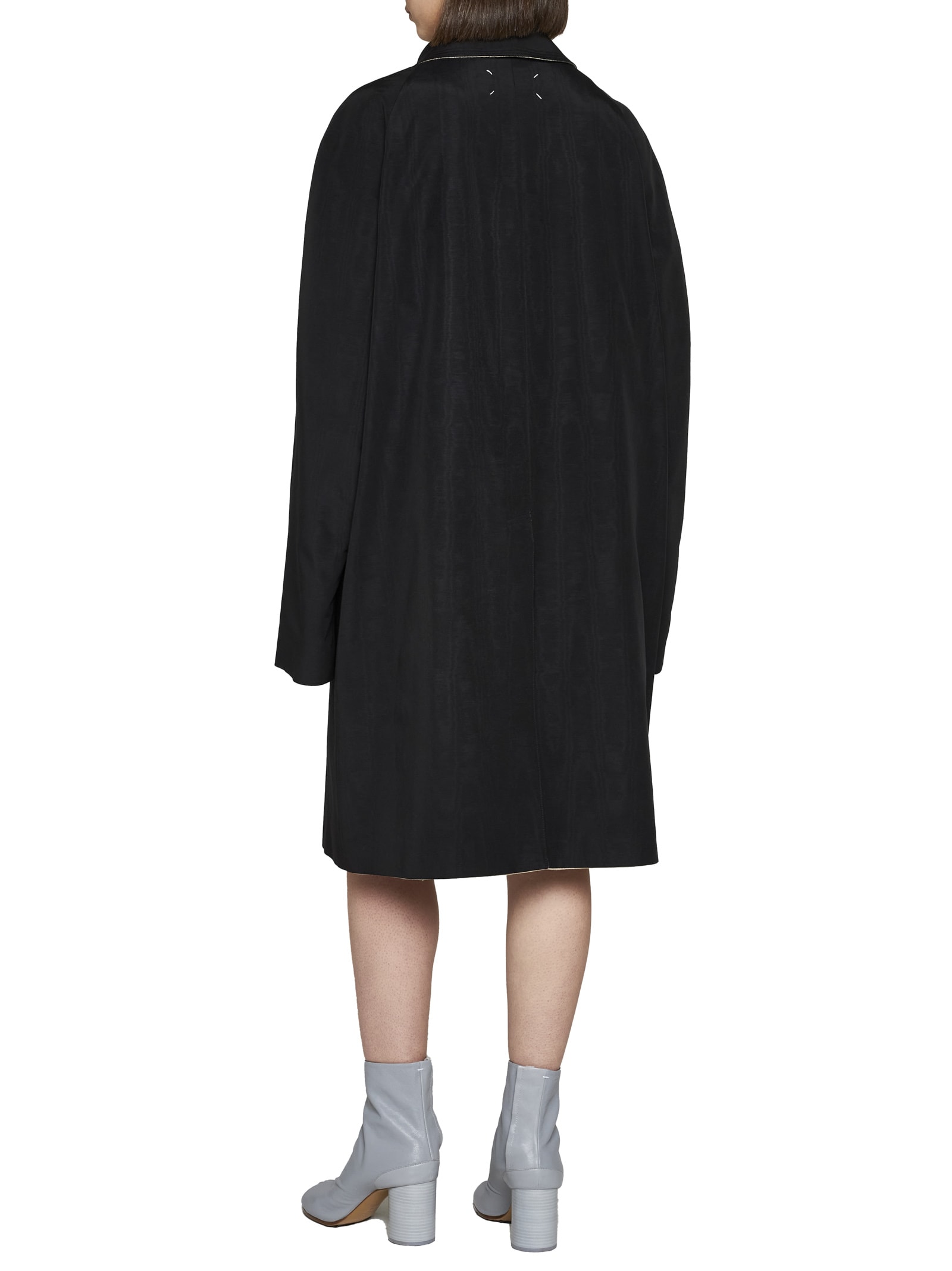 Maison Margiela Women's Reversible Trench-coat In Black