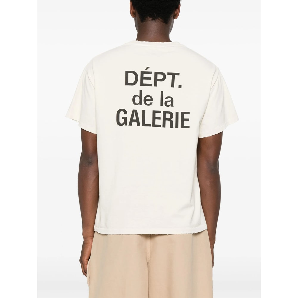 Gallery Dept. Graphic Print Crew Neck Short Sleeve T-shirt In Neutral