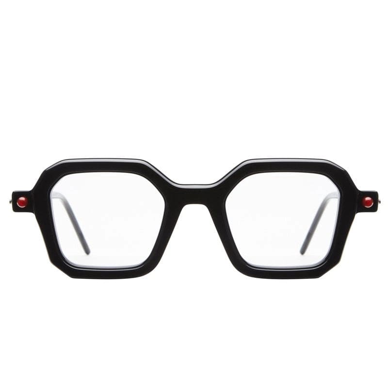 Shop Kuboraum P9 Bs - Black + Cream Eyeglasses In #valore!
