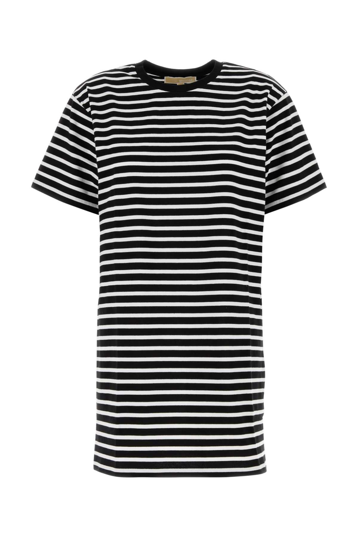 Embroidered Cotton T-shirt Dress