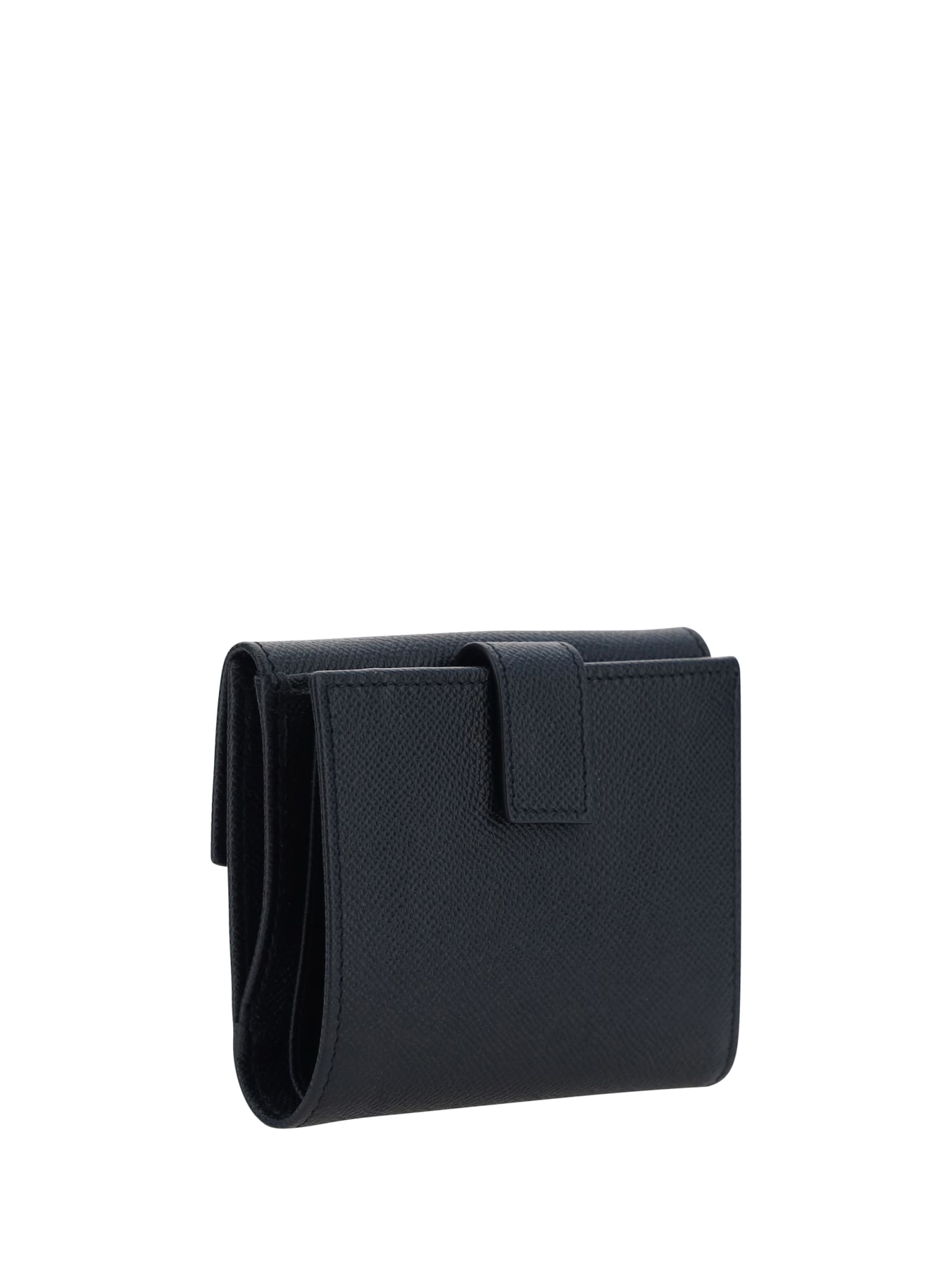 Shop Ferragamo Wallet In Nero