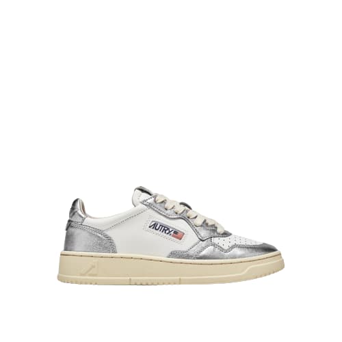 Autry Medalist Low Sneakers In Bianco