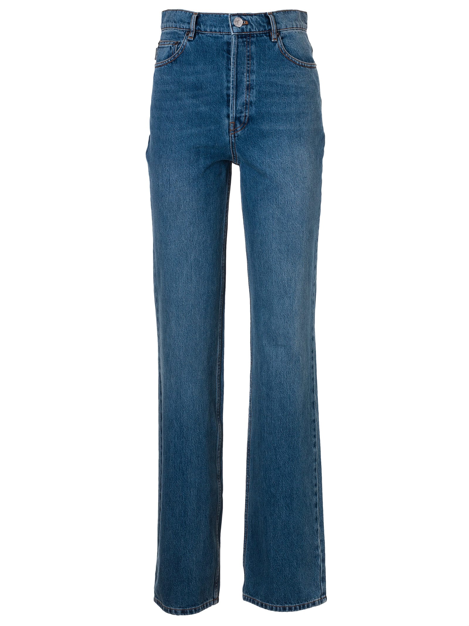 Balenciaga Straight-leg Jeans In Light Vintage