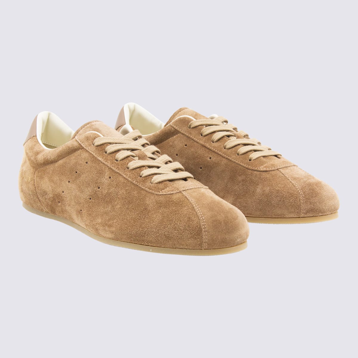 Common Projects Round Toe Low-top Casual Shoes In Neutral