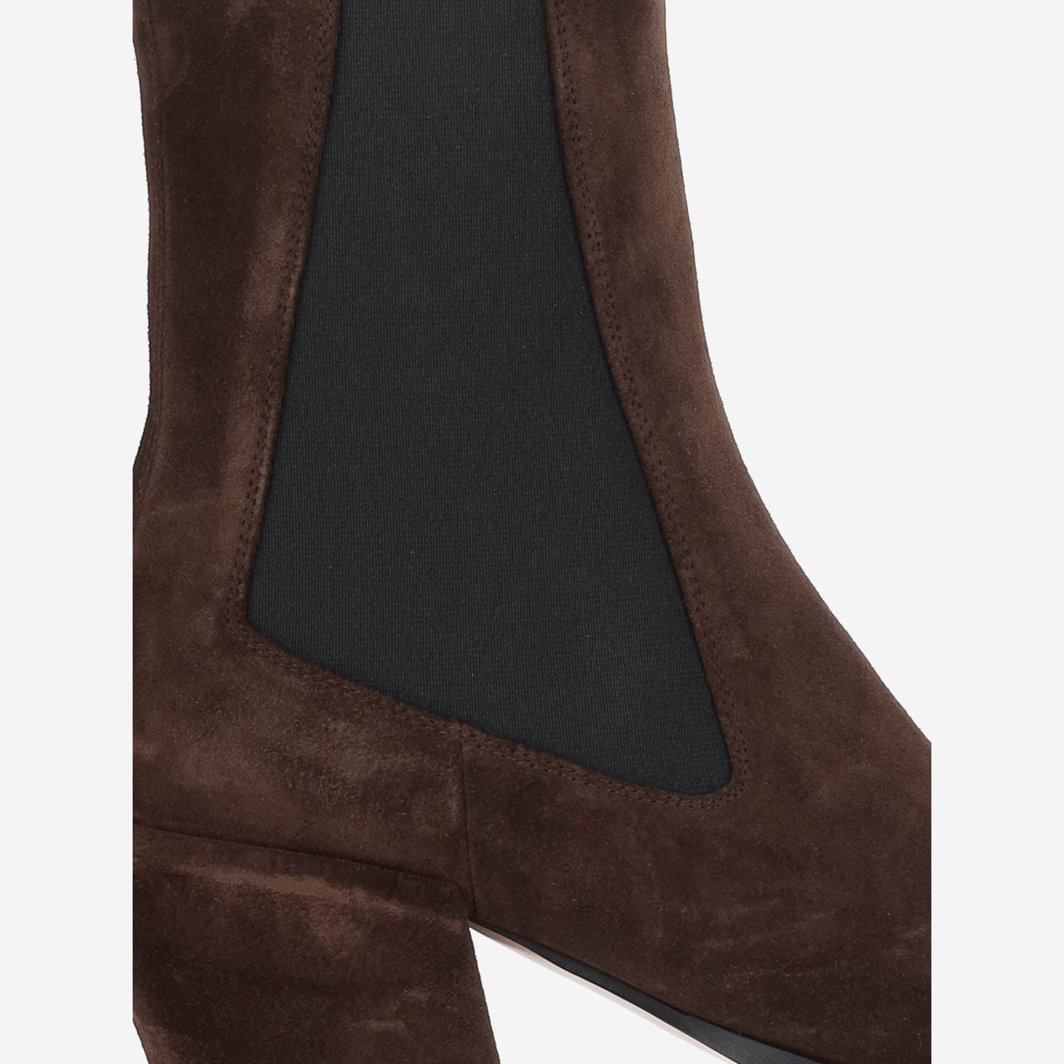 Paris Texas Bettina Anke Boot 50 Texan Ankle Boots In Brown Suede In Black