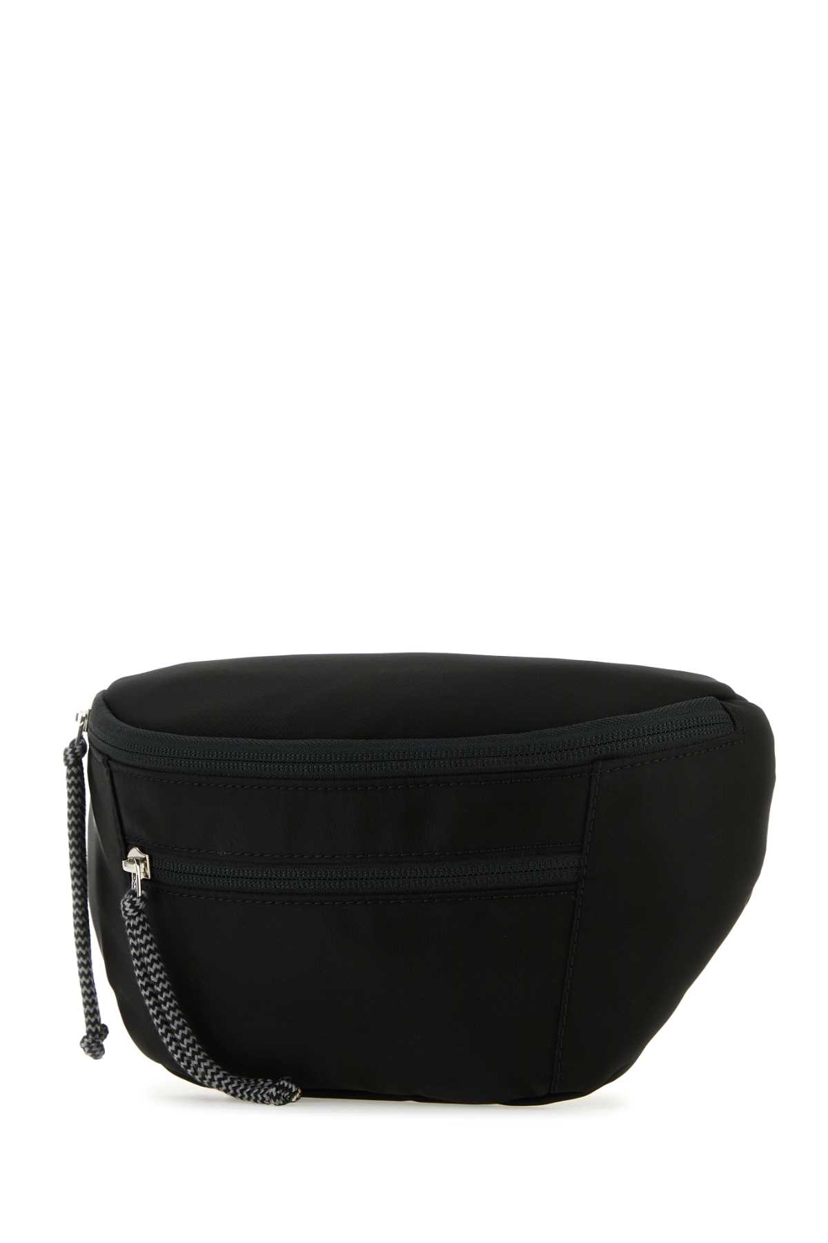 Shop Lanvin Black Nylon Curb Belt Bag