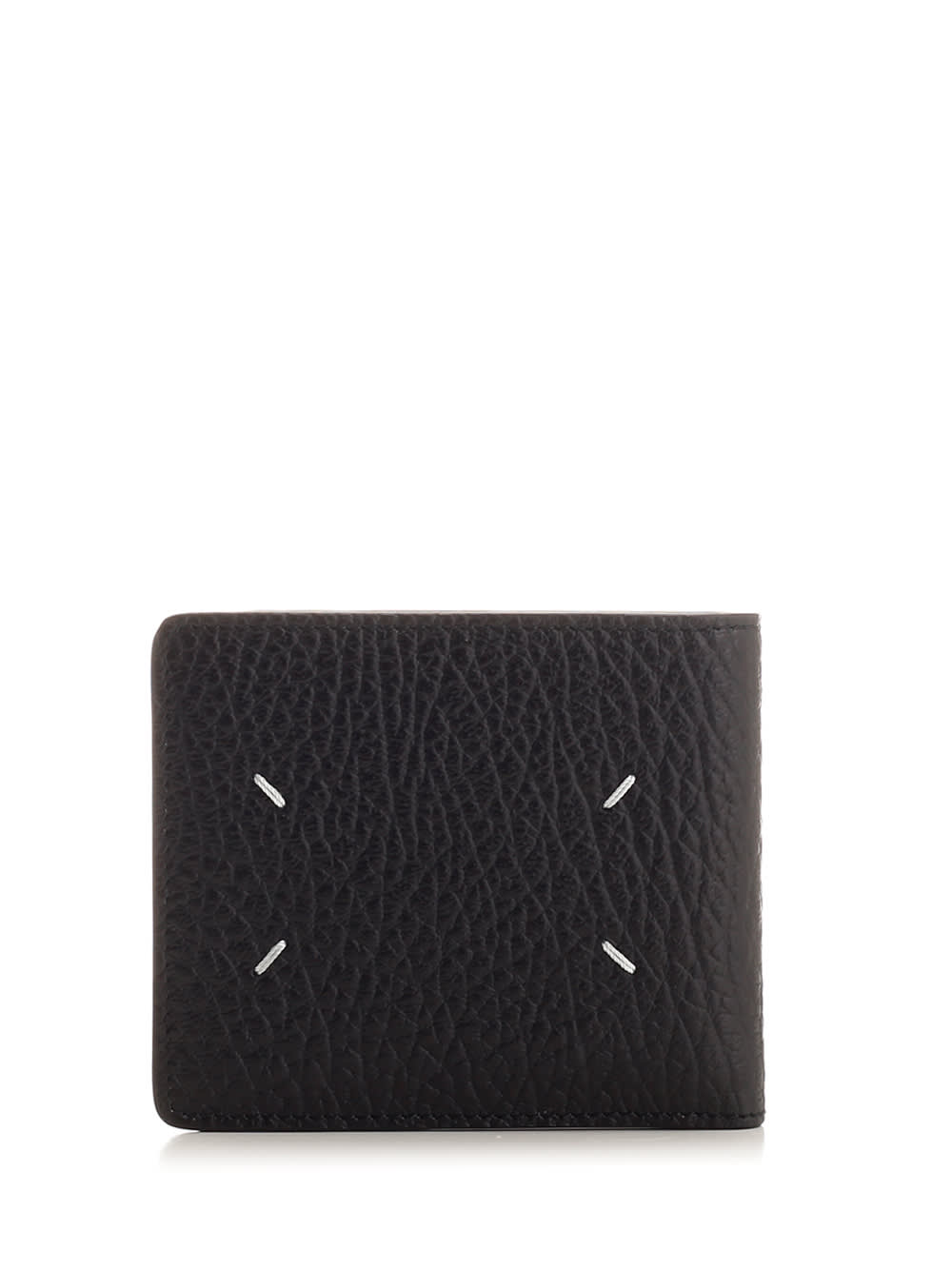 Shop Maison Margiela Black Four Stitches Wallet