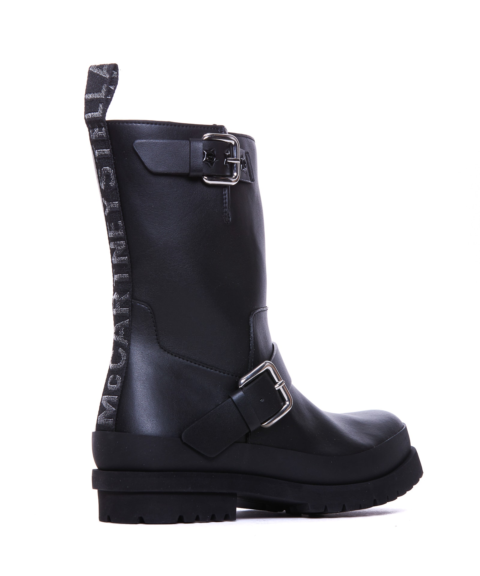 Shop Stella Mccartney Trace Alter Sporty Boots In Black