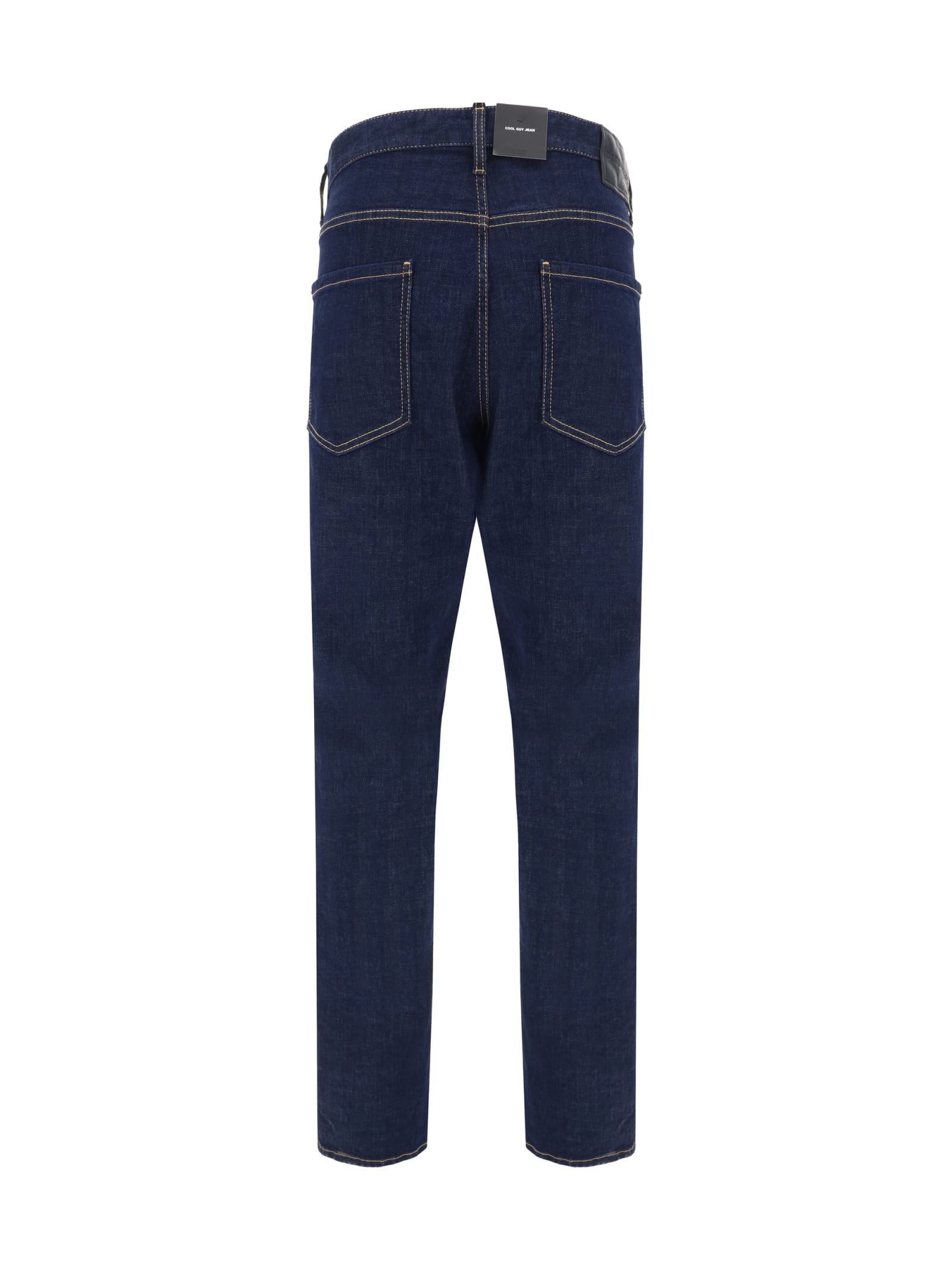 Shop Dsquared2 Cool Guy Jeans In Navy Blue