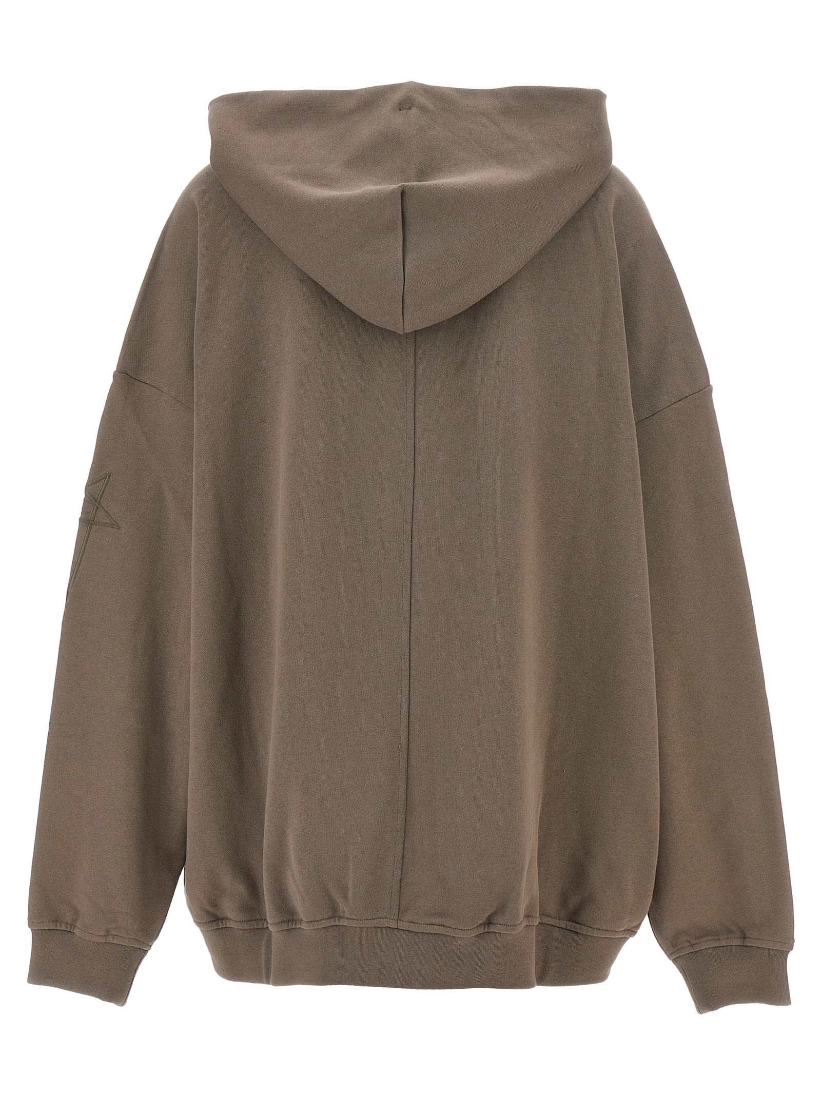 Shop Rick Owens X Champion Hoodie In Gray