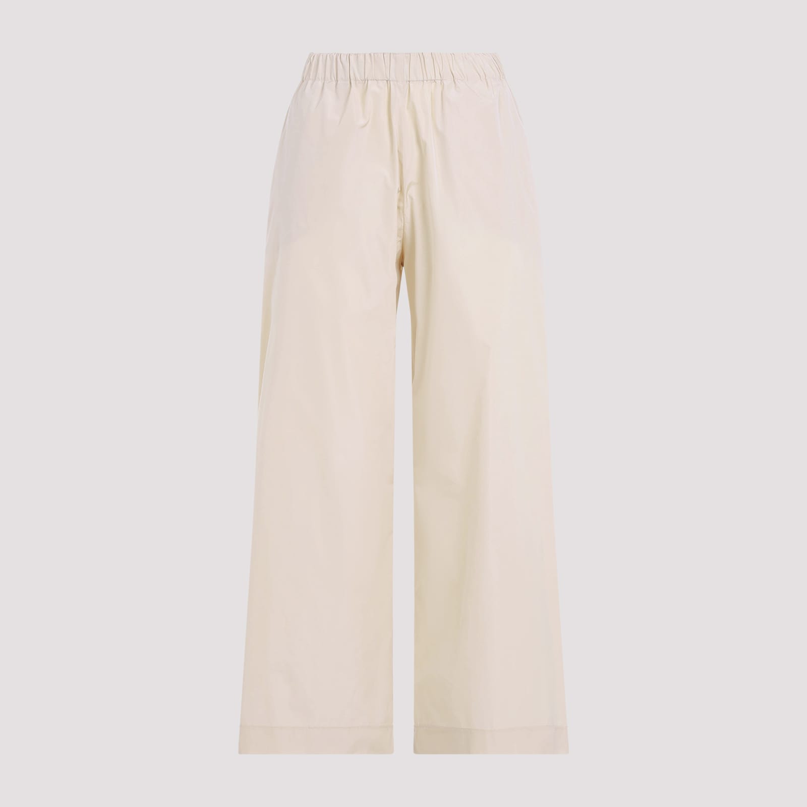 Fabiana Filippi Drawstring Straight-leg Pants In Vaniglia