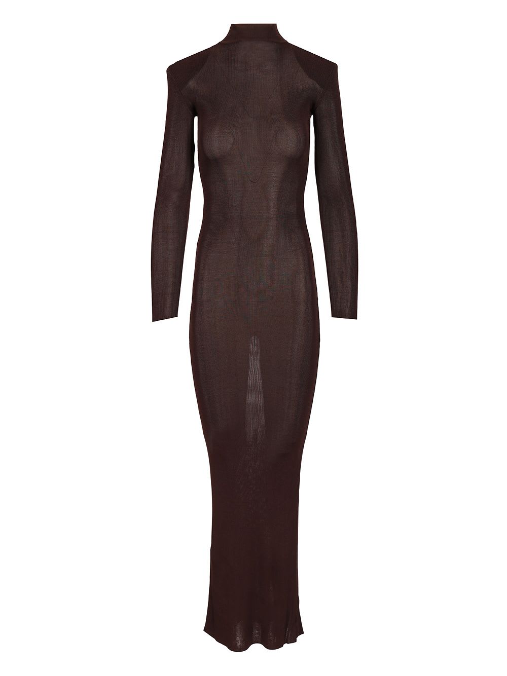 Long Viscose Knit Dress