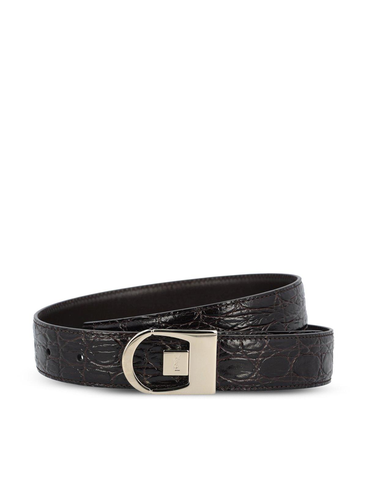Logo Engraved Reversible Belt