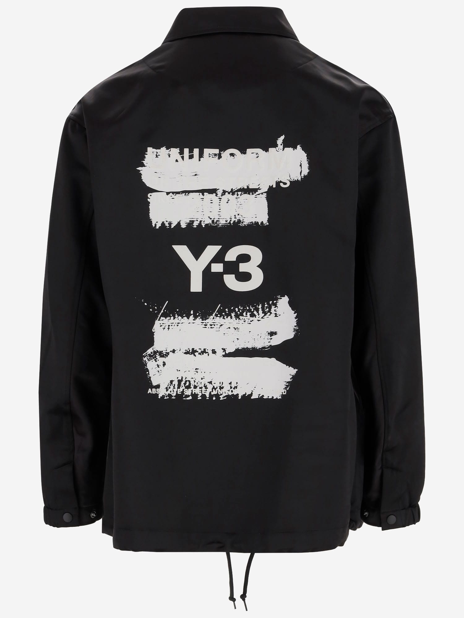 Y-3 Satin Jacket Casual Jackets And Parka In Black