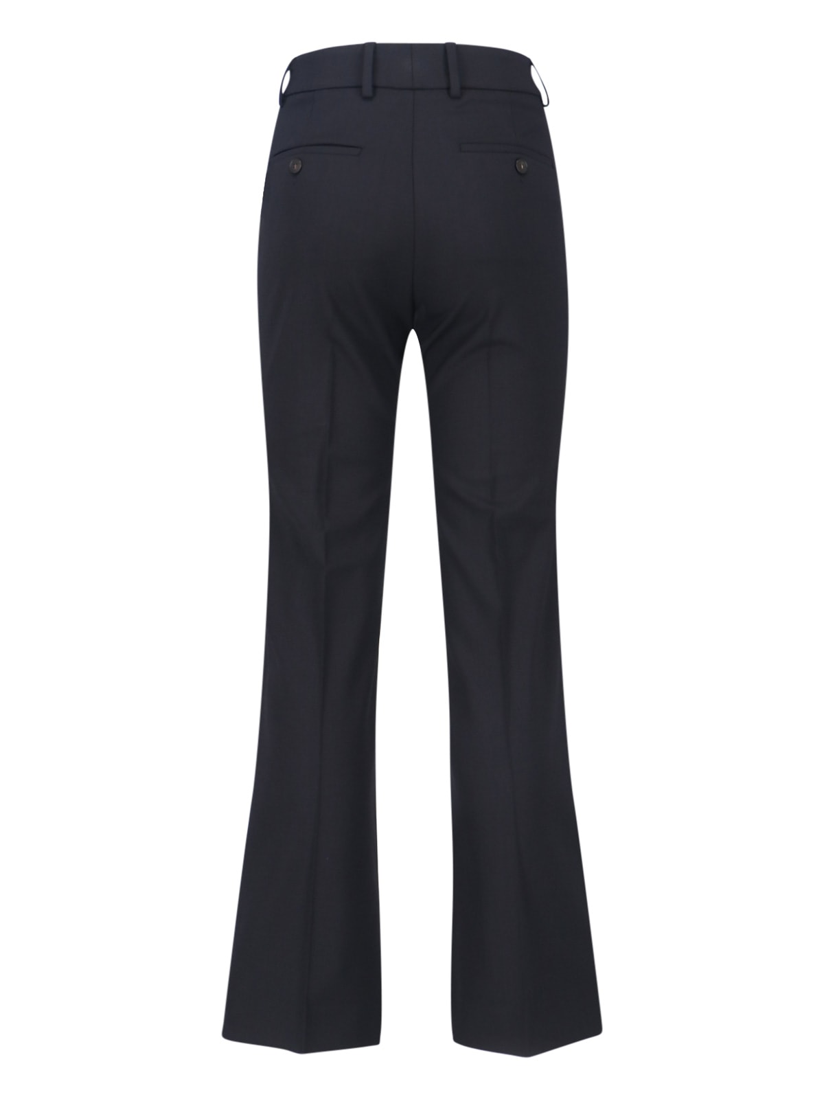 Incotex Virgin Wool Pants In Black