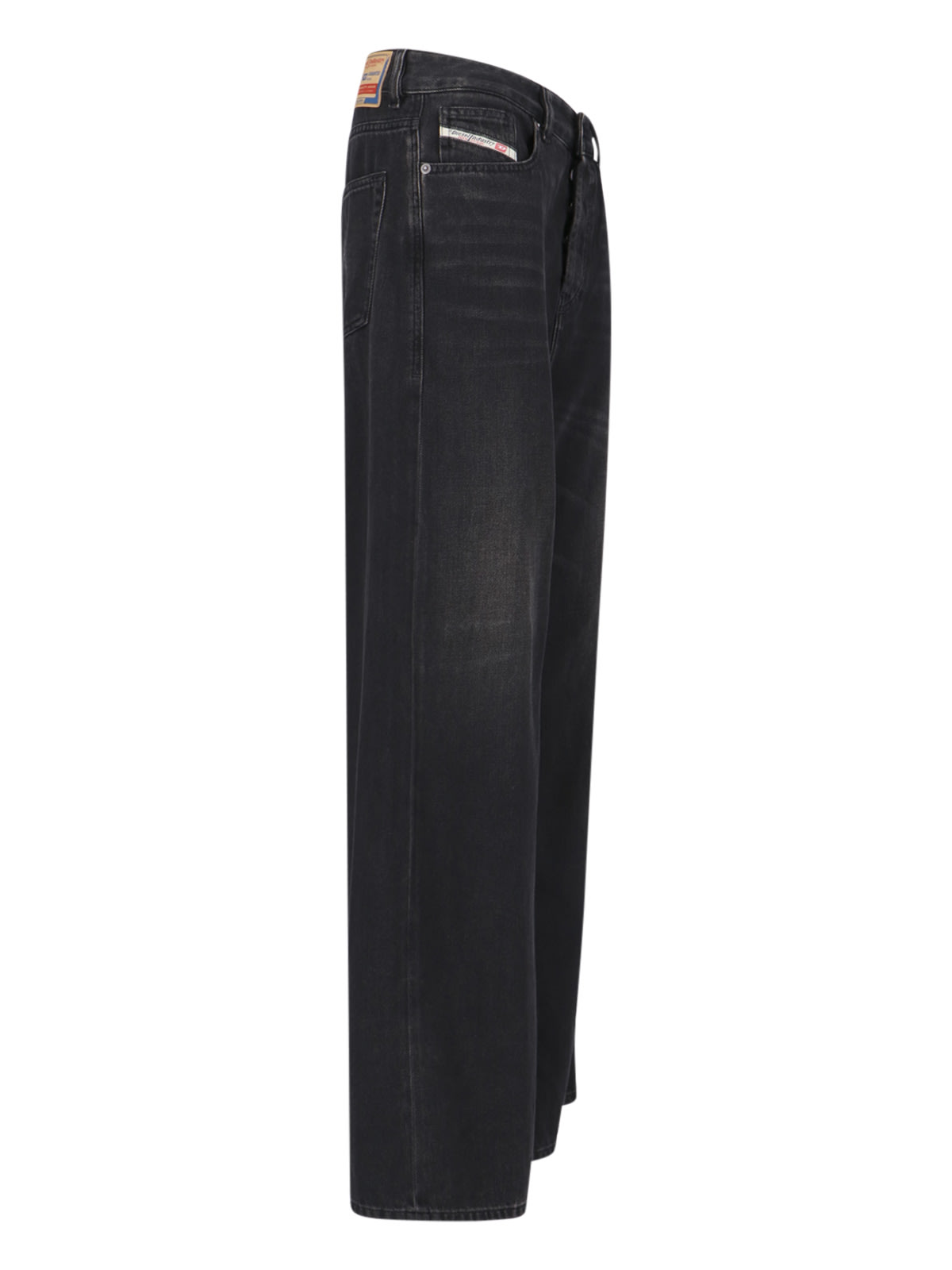 Shop Diesel 1996 D-sire 09j09 Palazzo Jeans In Black