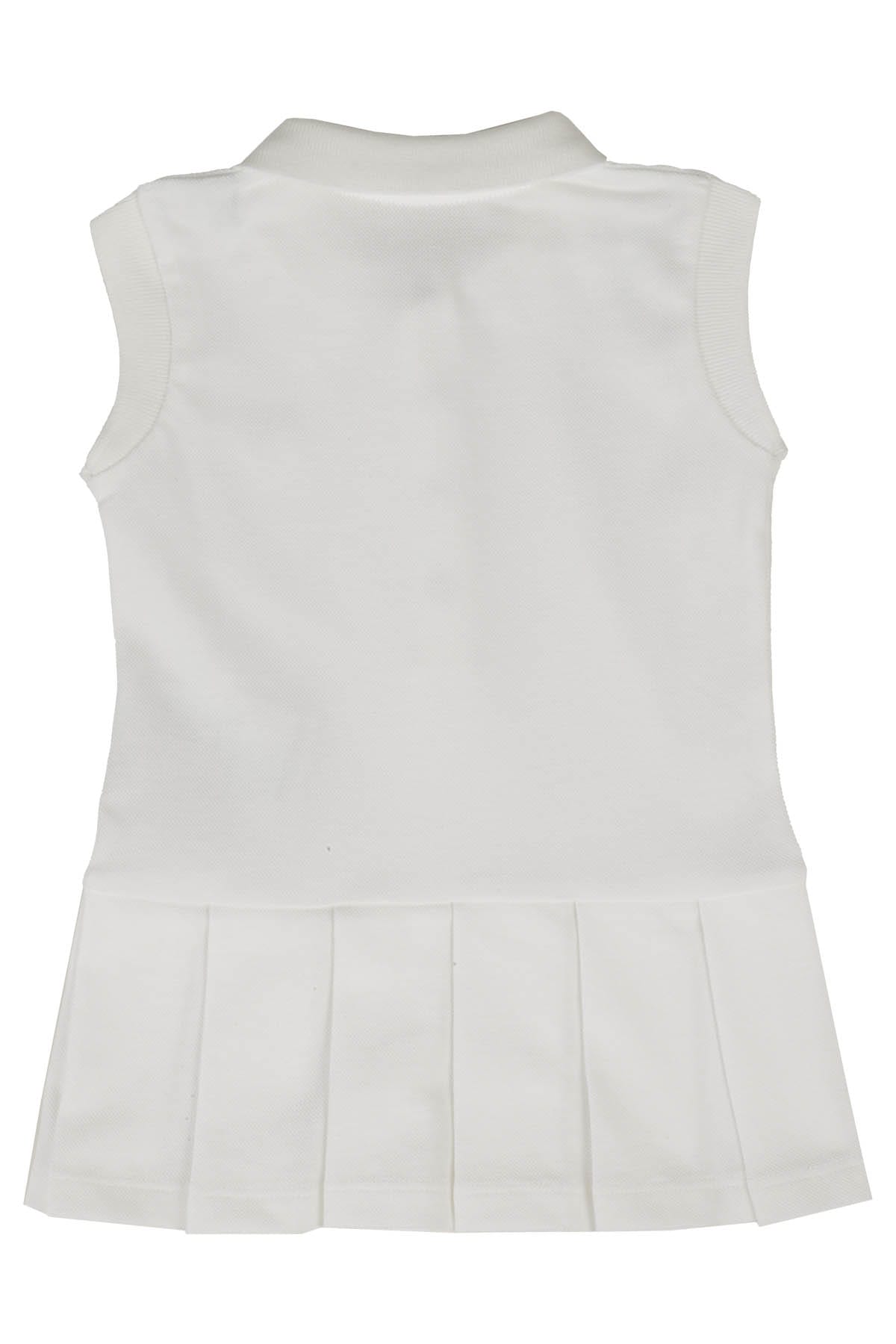 Shop Moncler Dress In Off White