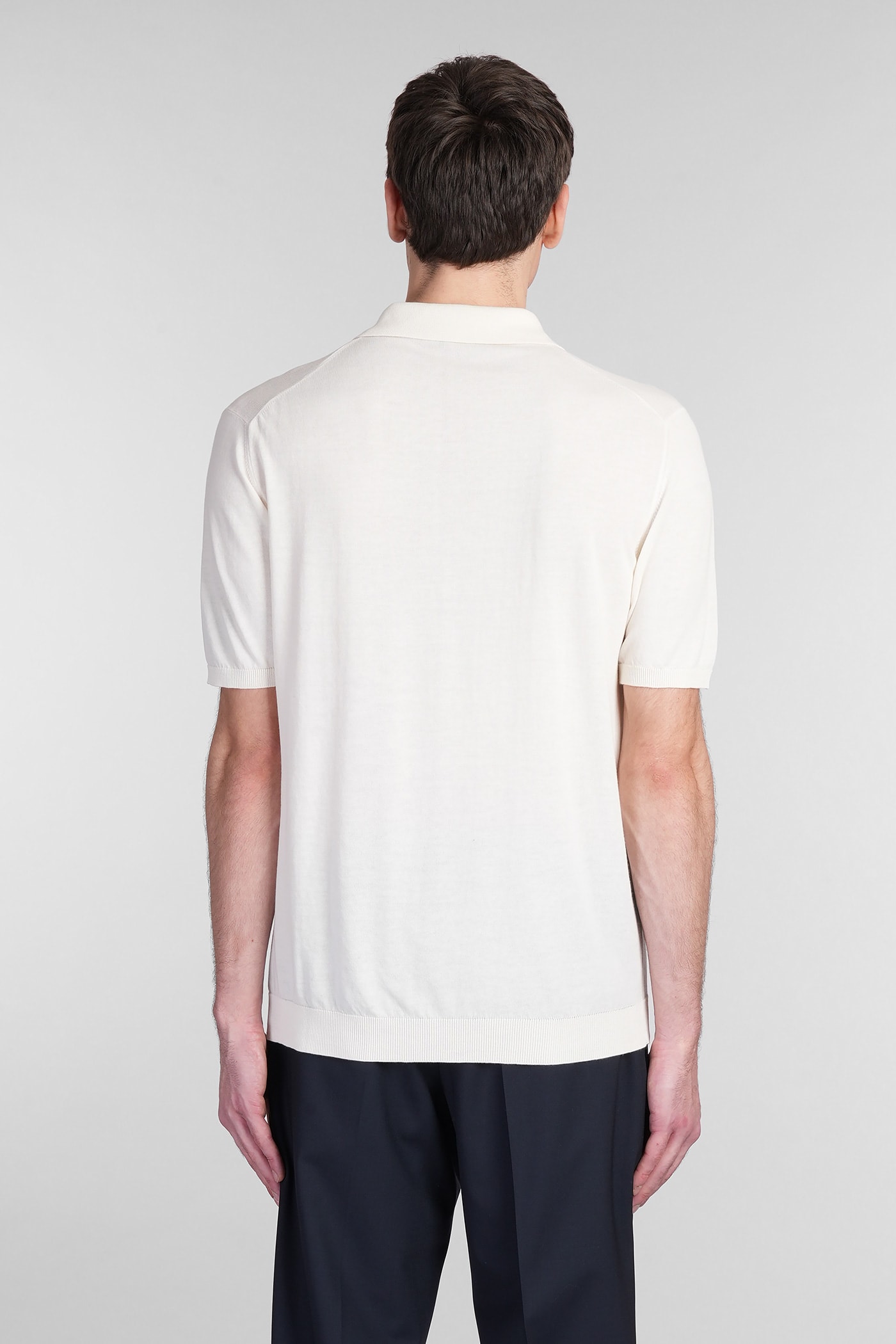 Roberto Collina Basic Polo T-shirt In Beige