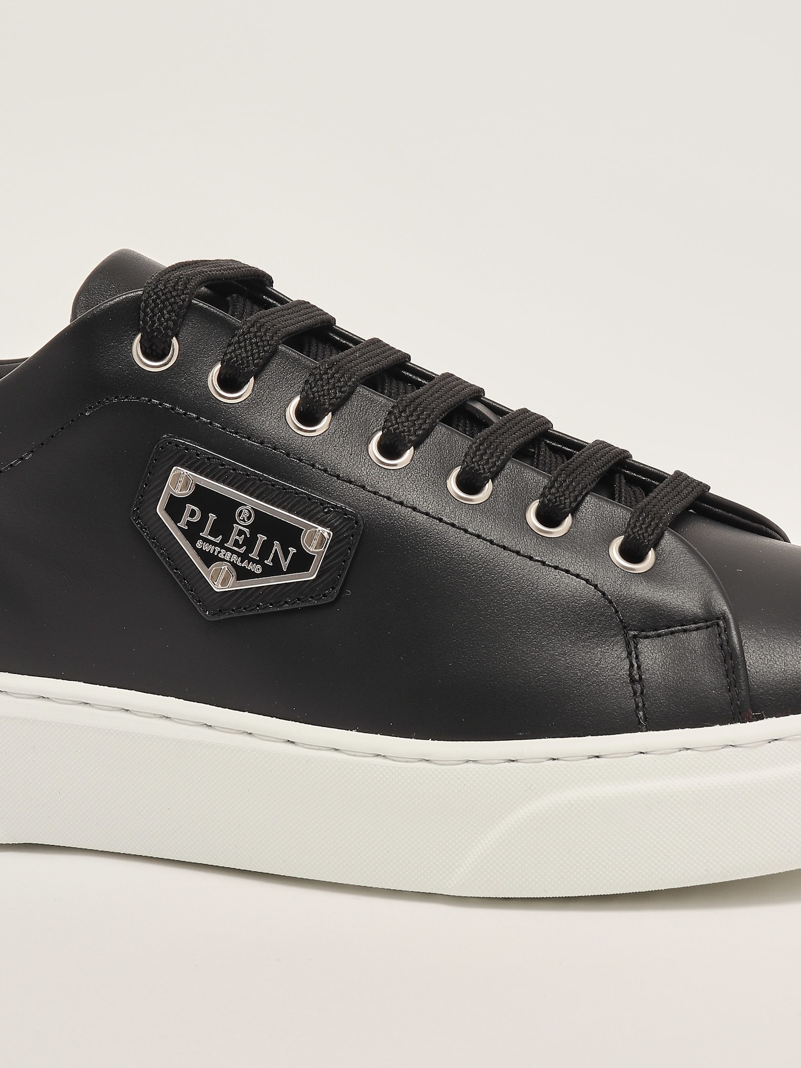 Philipp Plein Lo-top Iconic Plein Sneaker In Black