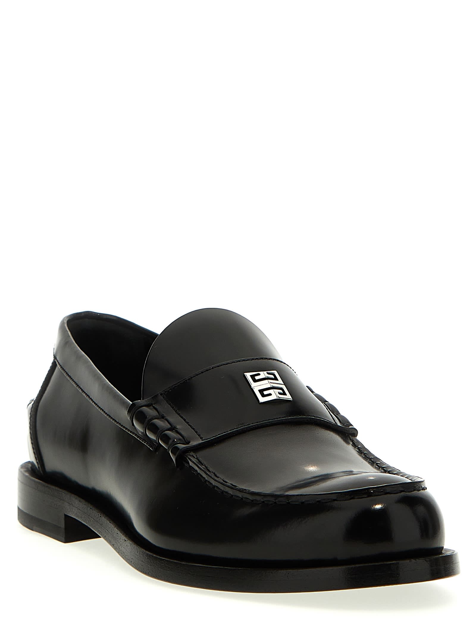 Shop Givenchy Mr G Loafers In Black